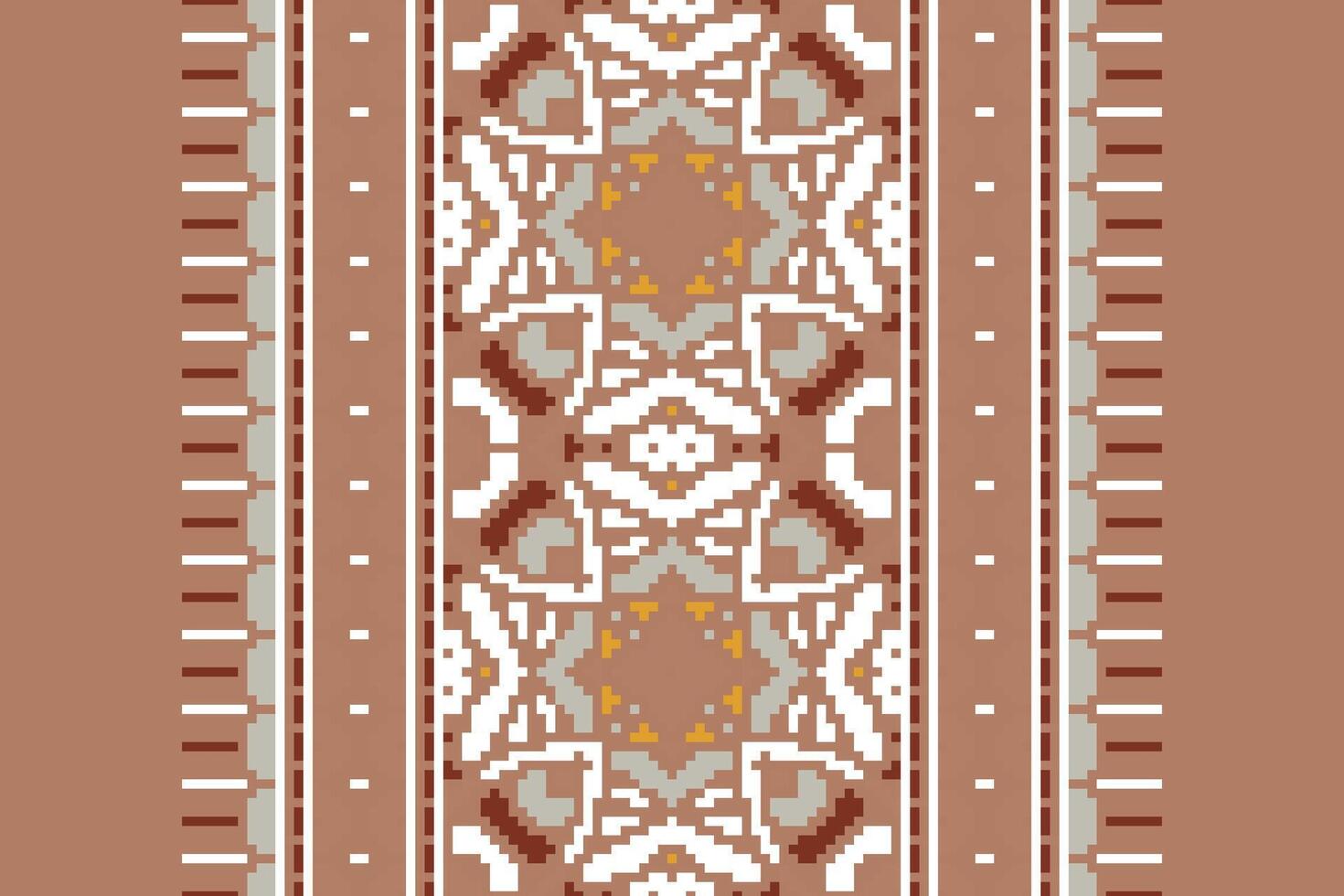 Ghagra Pattern Seamless Scandinavian pattern Motif embroidery, Pixel Ikat embroidery Design for Print kurta pattern mughal motifs tapestry pattern floral repeat vector