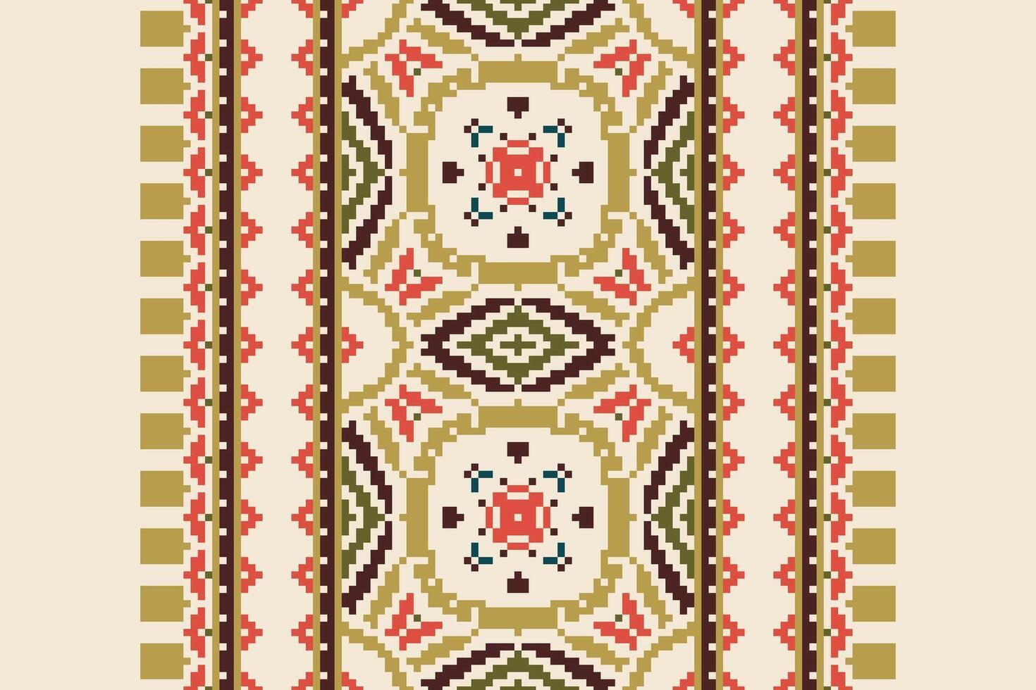 Motif folklore pattern Seamless Australian aboriginal pattern Motif embroidery, Pixel Ikat embroidery Design for Print indonesian batik motif embroidery native american kurta mughal design vector