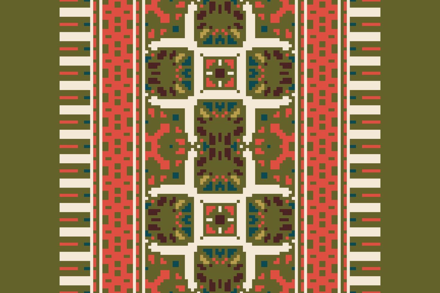 Motif folklore pattern Seamless Australian aboriginal pattern Motif embroidery, Pixel Ikat embroidery Design for Print australian curtain pattern geometric pillow model kurti mughal flowers vector