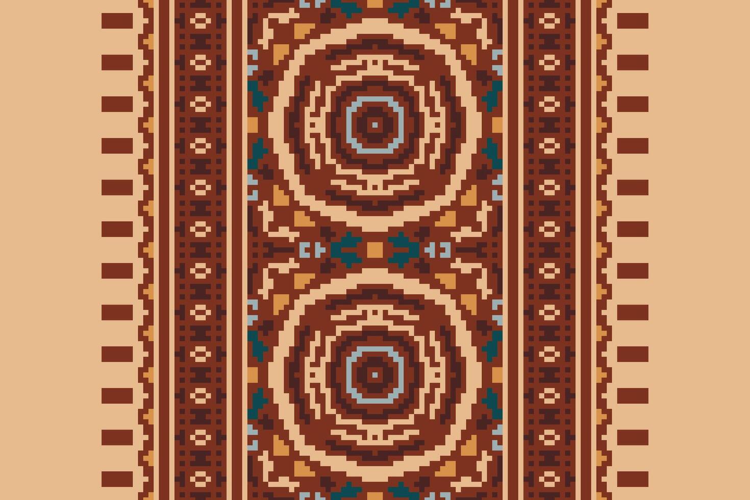 Motif folklore pattern Seamless Australian aboriginal pattern Motif embroidery, Pixel Ikat embroidery Design for Print border embroidery ancient egypt vector