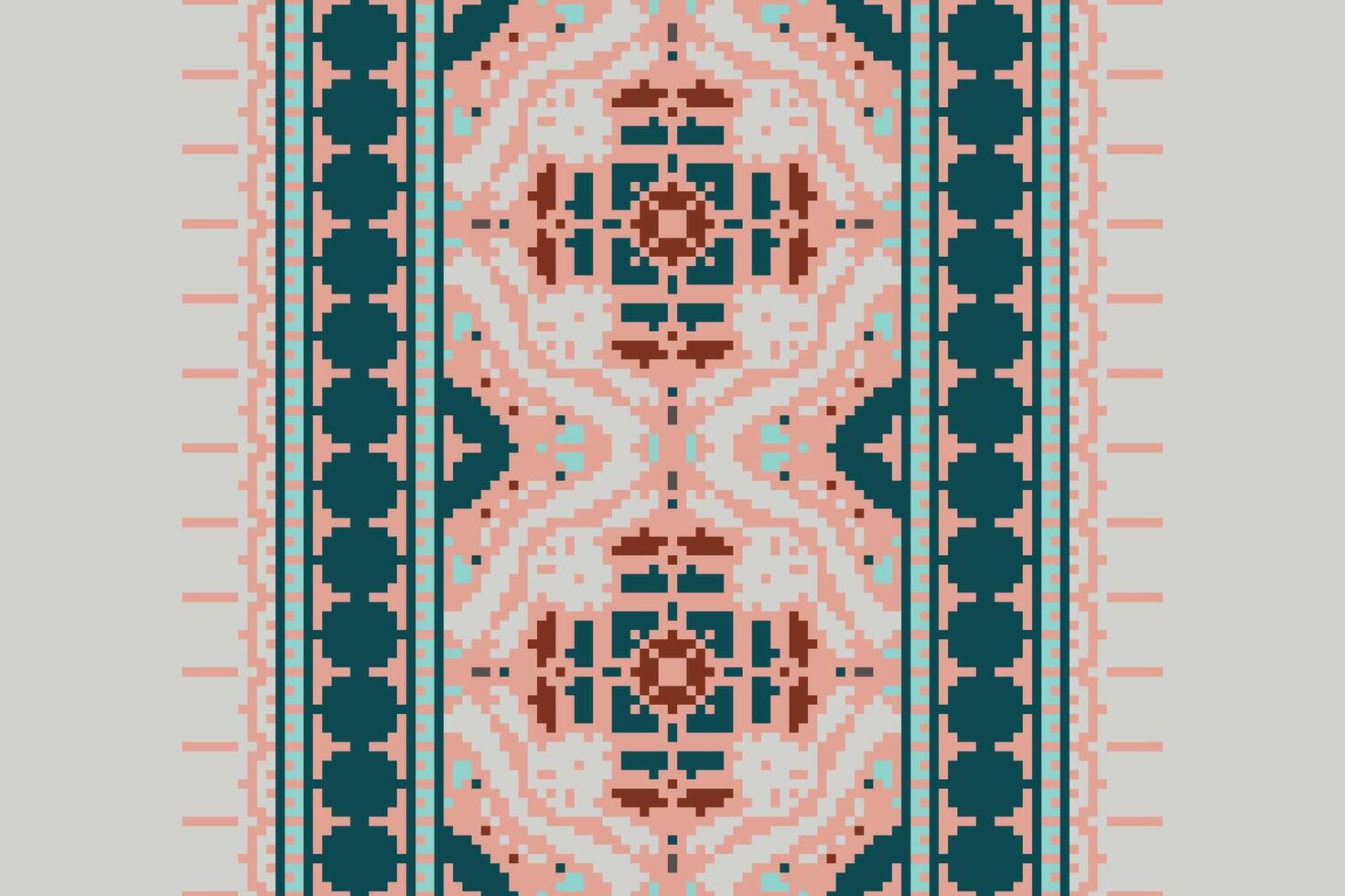 Motif folklore pattern Seamless Native American, Motif embroidery, Pixel Ikat embroidery Design for Print lace pattern turkish ceramic ancient egypt art jacquard pattern vector