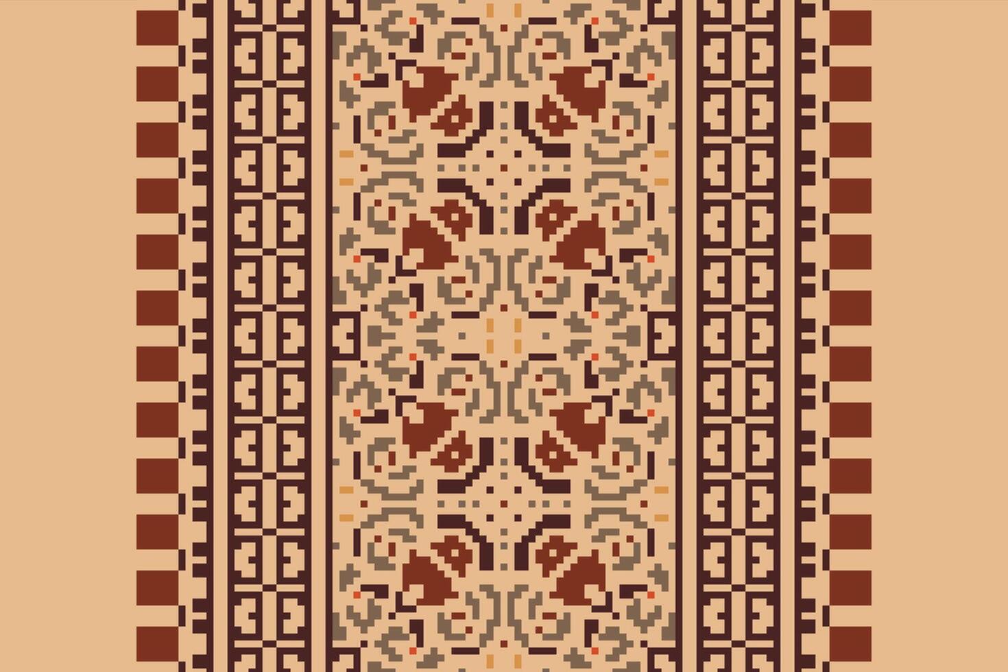 Motif folklore pattern Seamless Australian aboriginal pattern Motif embroidery, Pixel Ikat embroidery Design for Print jacquard slavic pattern folklore pattern kente arabesque vector