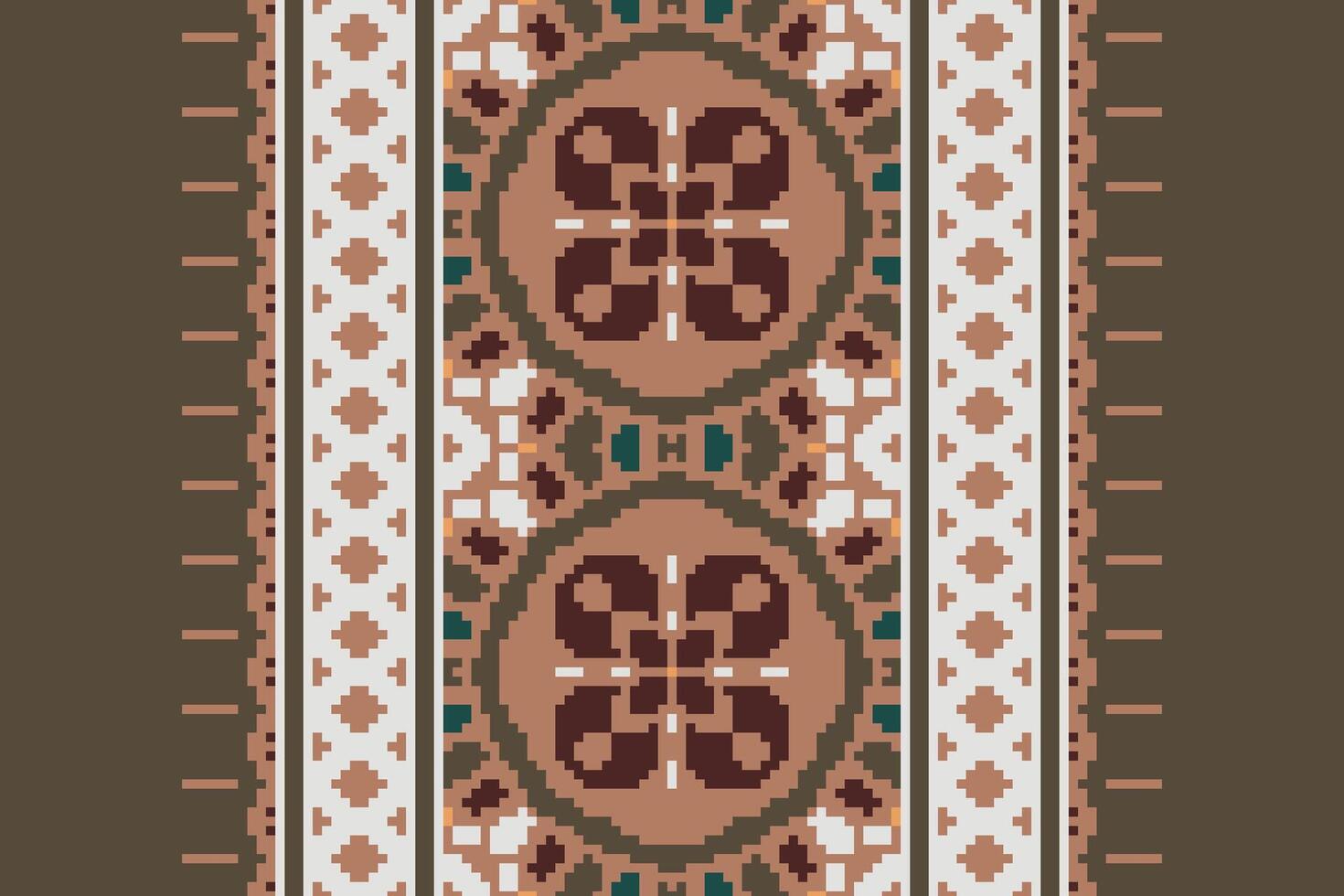 Motif folklore pattern Seamless Scandinavian pattern Motif embroidery, Pixel Ikat embroidery Design for Print border embroidery ancient egypt vector