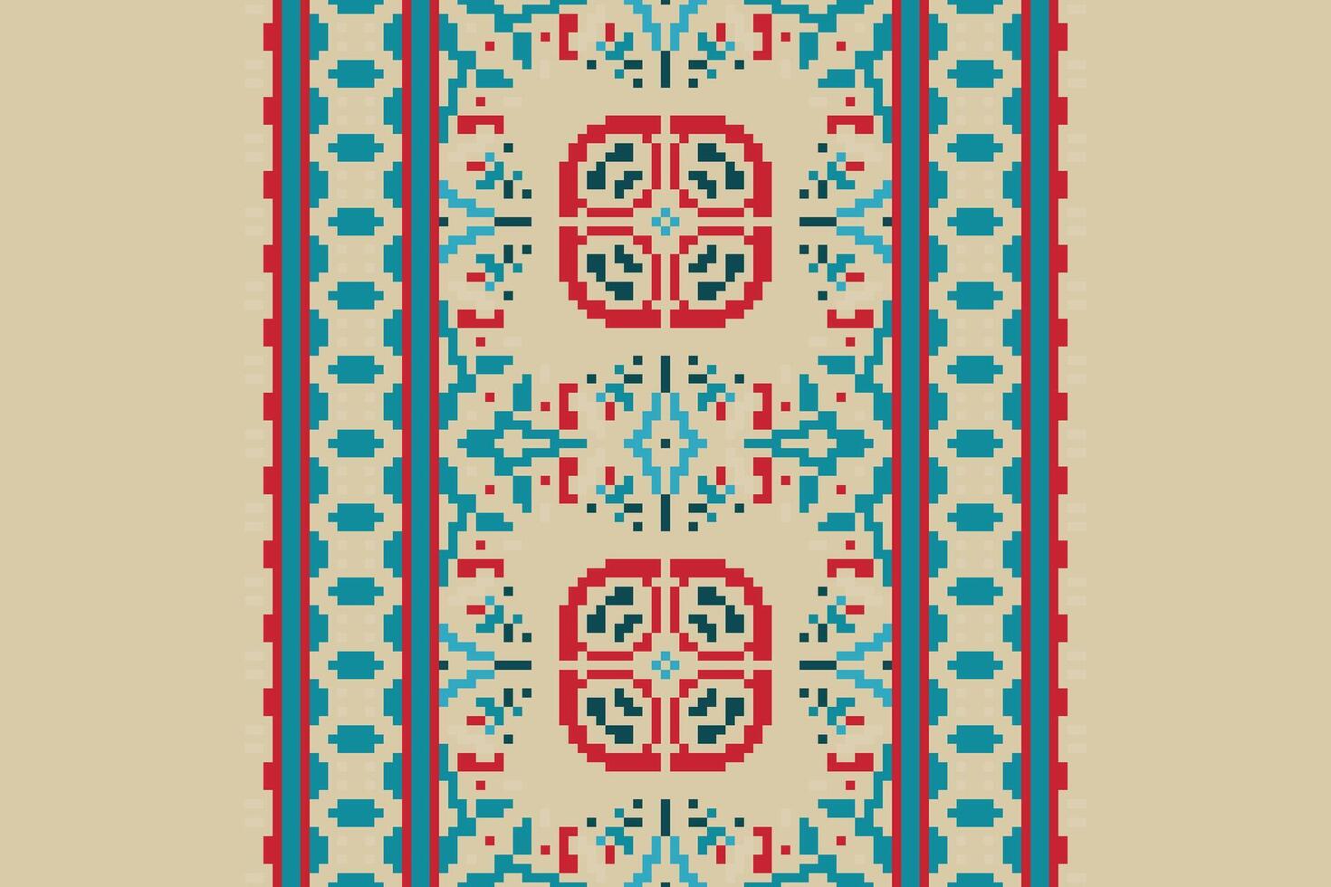 Silk fabric Patola sari Pattern Seamless Australian aboriginal pattern Motif embroidery, Pixel Ikat embroidery Design for Print lace pattern turkish ceramic ancient egypt art jacquard pattern vector