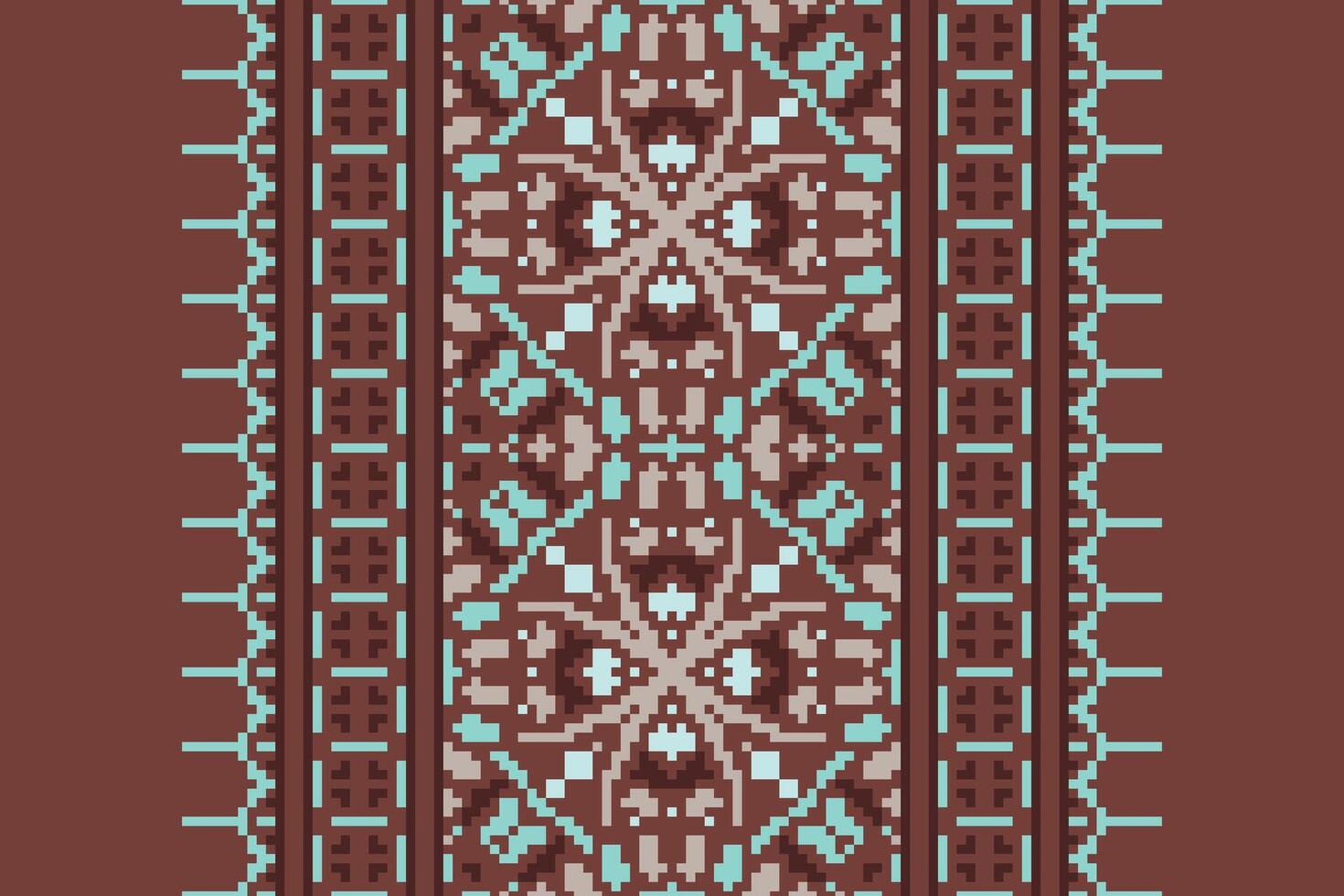Silk fabric Patola sari Pattern Seamless Australian aboriginal pattern Motif embroidery, Pixel Ikat embroidery Design for Print scandinavian pattern saree ethnic nativity gypsy pattern vector