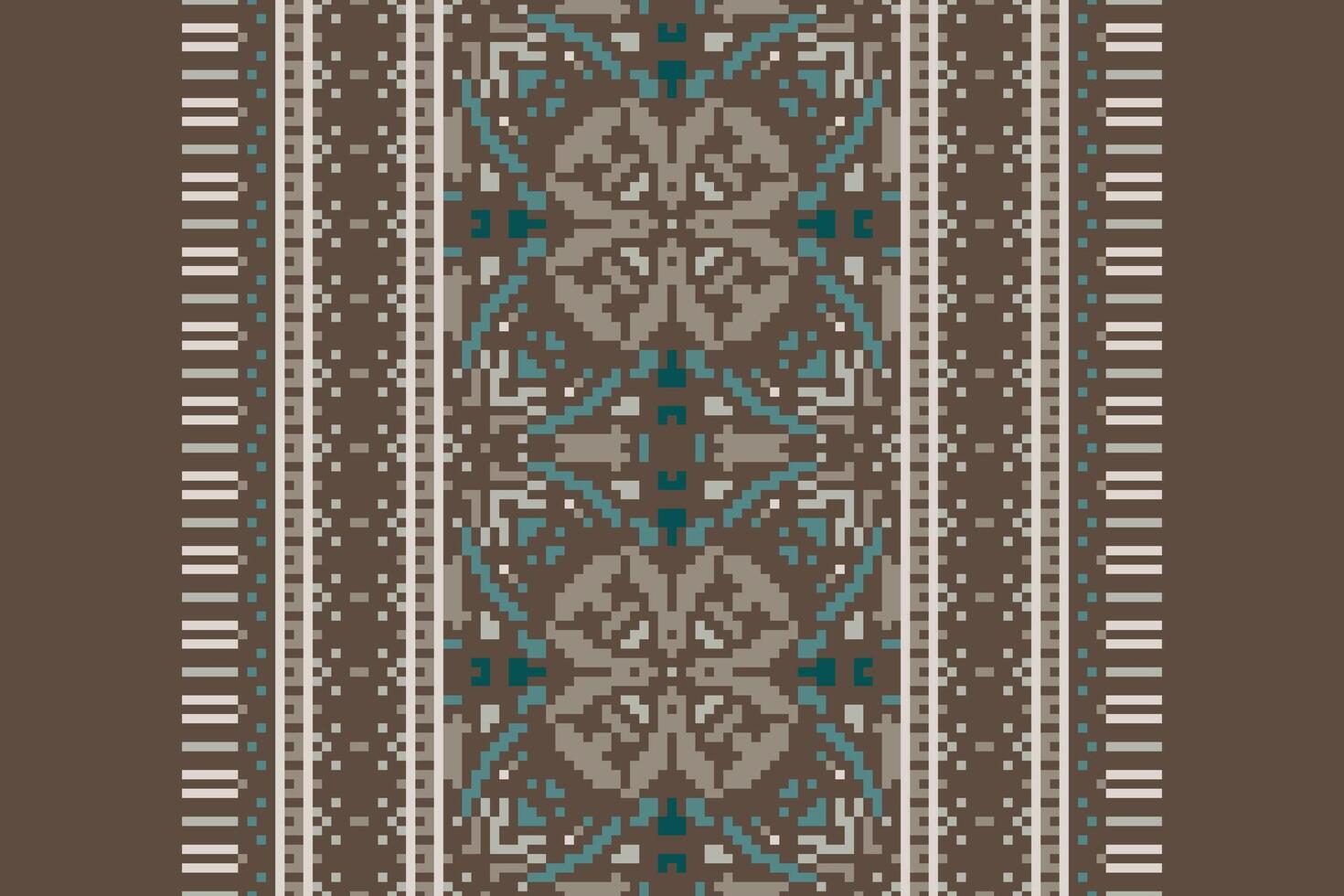 Nordic pattern Seamless Native American, Motif embroidery, Pixel Ikat embroidery Design for Print australian curtain pattern geometric pillow model kurti mughal flowers vector