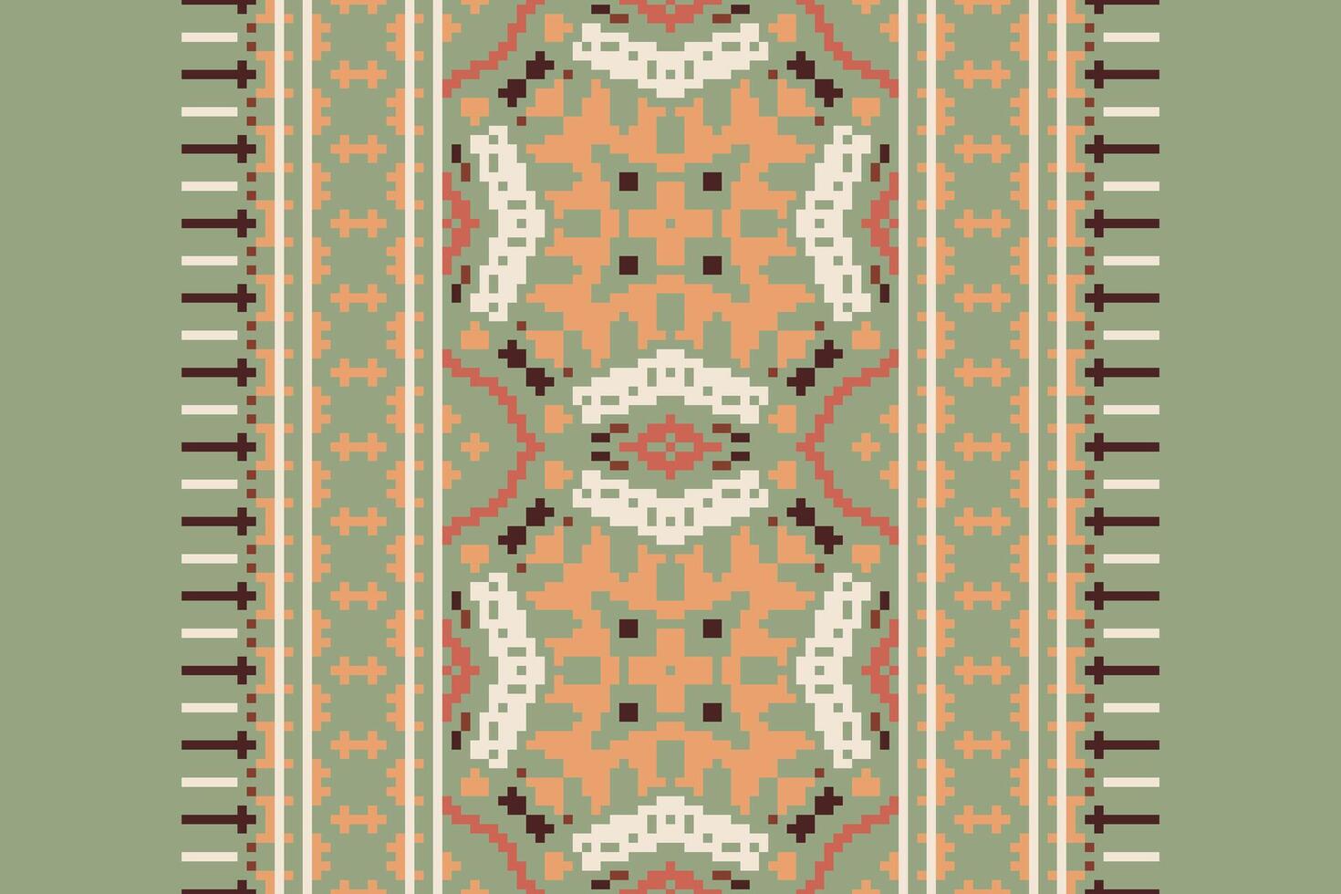 Nordic pattern Seamless Australian aboriginal pattern Motif embroidery, Pixel Ikat embroidery Design for Print scarf hijab pattern kerchief Pixel Ikat Silk kurti model mughal patterns vector