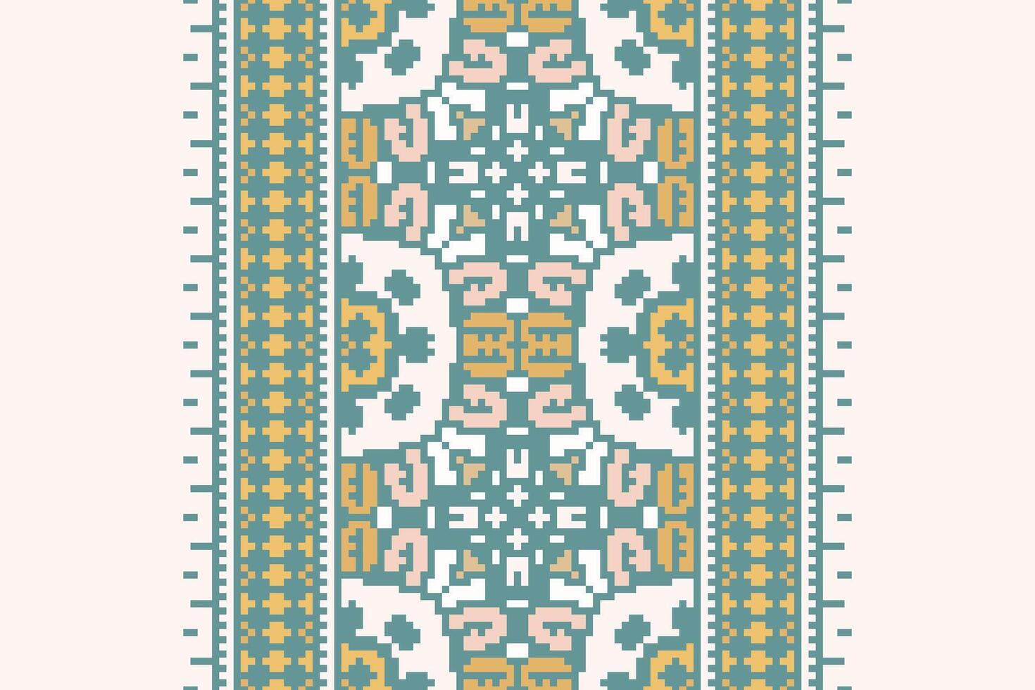 Nordic pattern Seamless Australian aboriginal pattern Motif embroidery, Pixel Ikat embroidery Design for Print australian curtain pattern geometric pillow model kurti mughal flowers vector