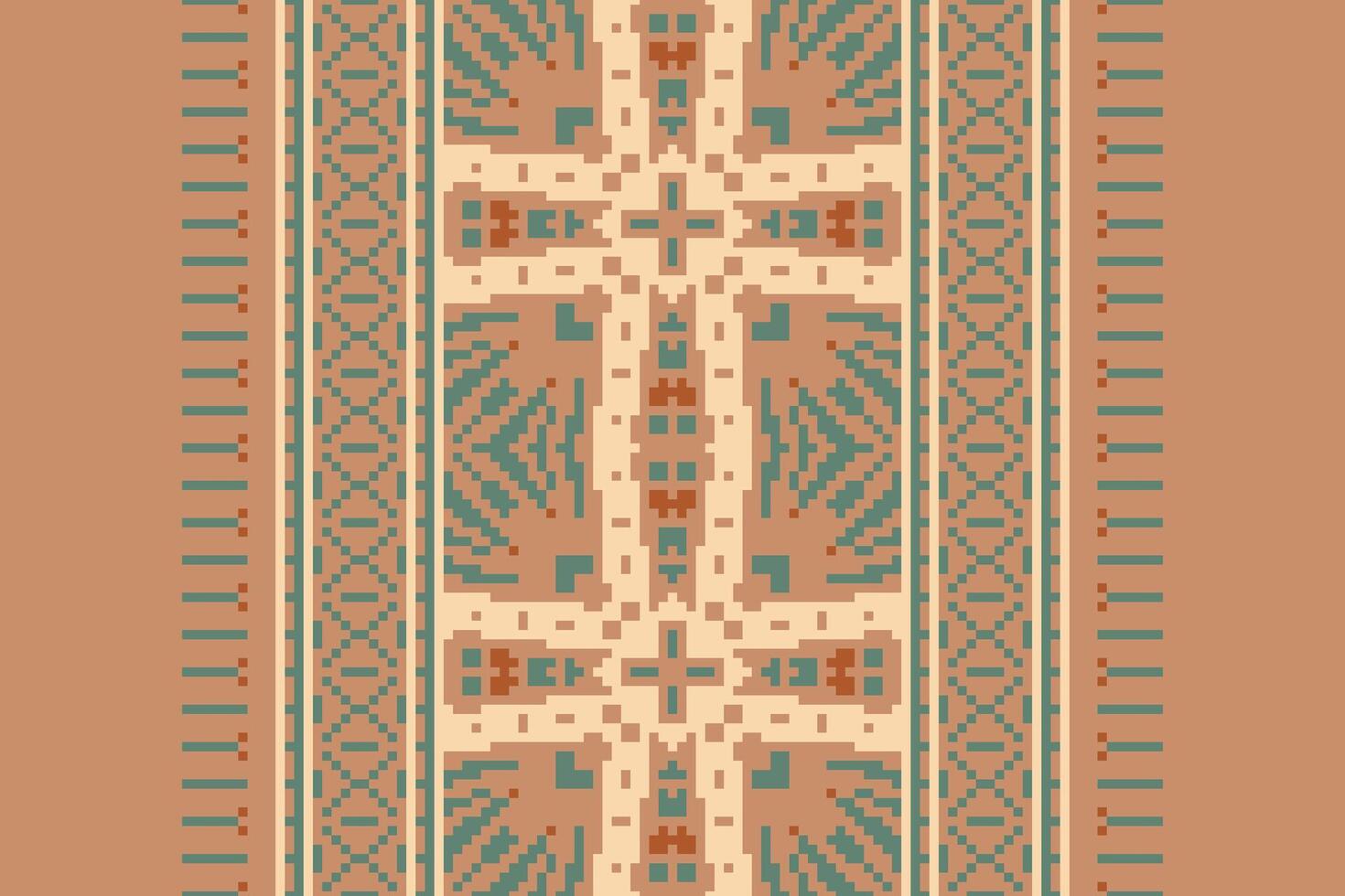 Nordic pattern Seamless Scandinavian pattern Motif embroidery, Pixel Ikat embroidery Design for Print jacquard slavic pattern folklore pattern kente arabesque vector