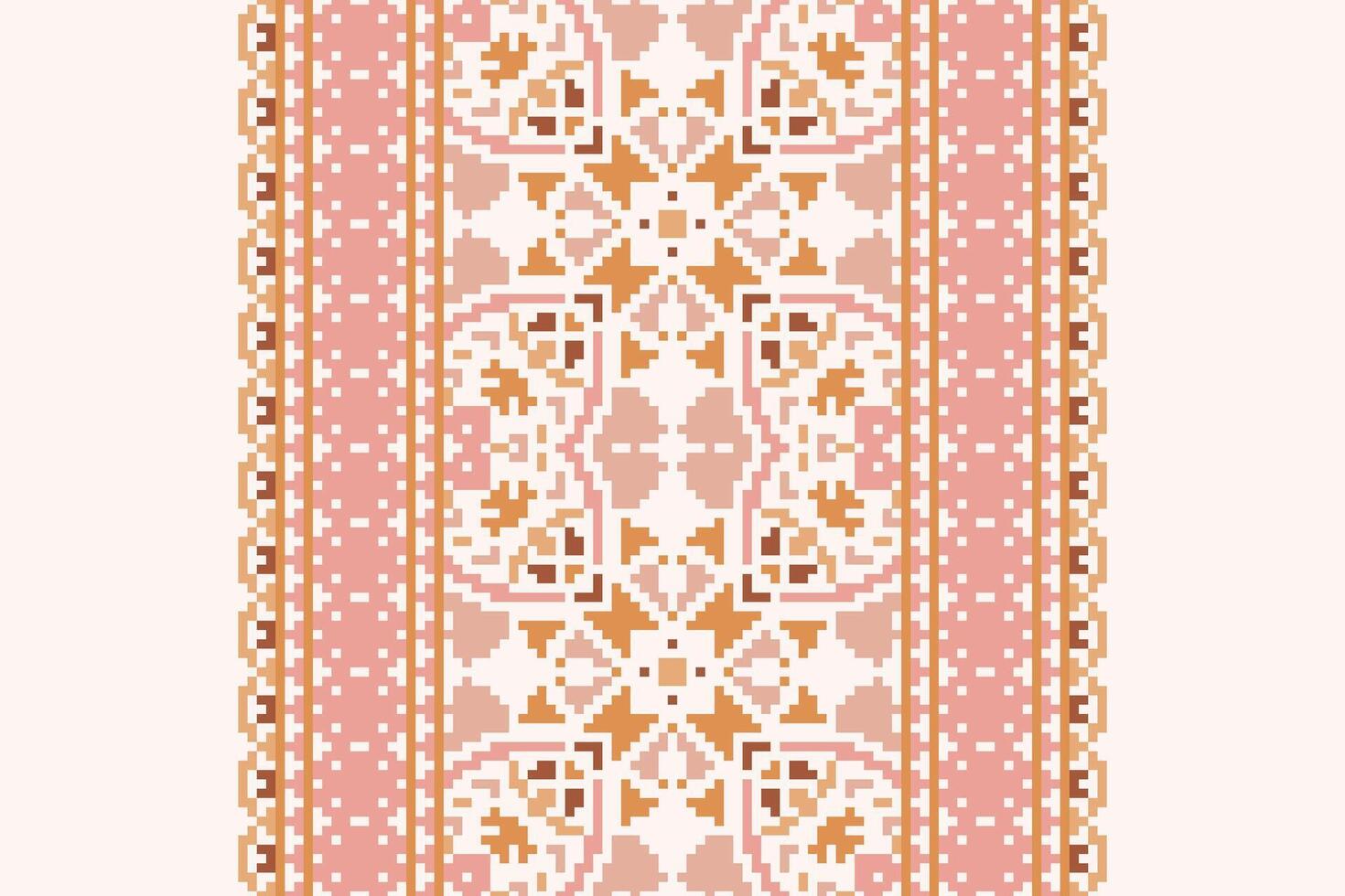 Navajo pattern Seamless Native American, Motif embroidery, Pixel Ikat embroidery Design for Print egyptian pattern tibetan mandala bandanna vector