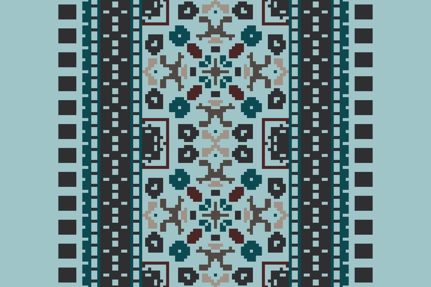 Navajo pattern Seamless Australian aboriginal pattern Motif embroidery, Pixel Ikat embroidery Design for Print australian curtain pattern geometric pillow model kurti mughal flowers vector