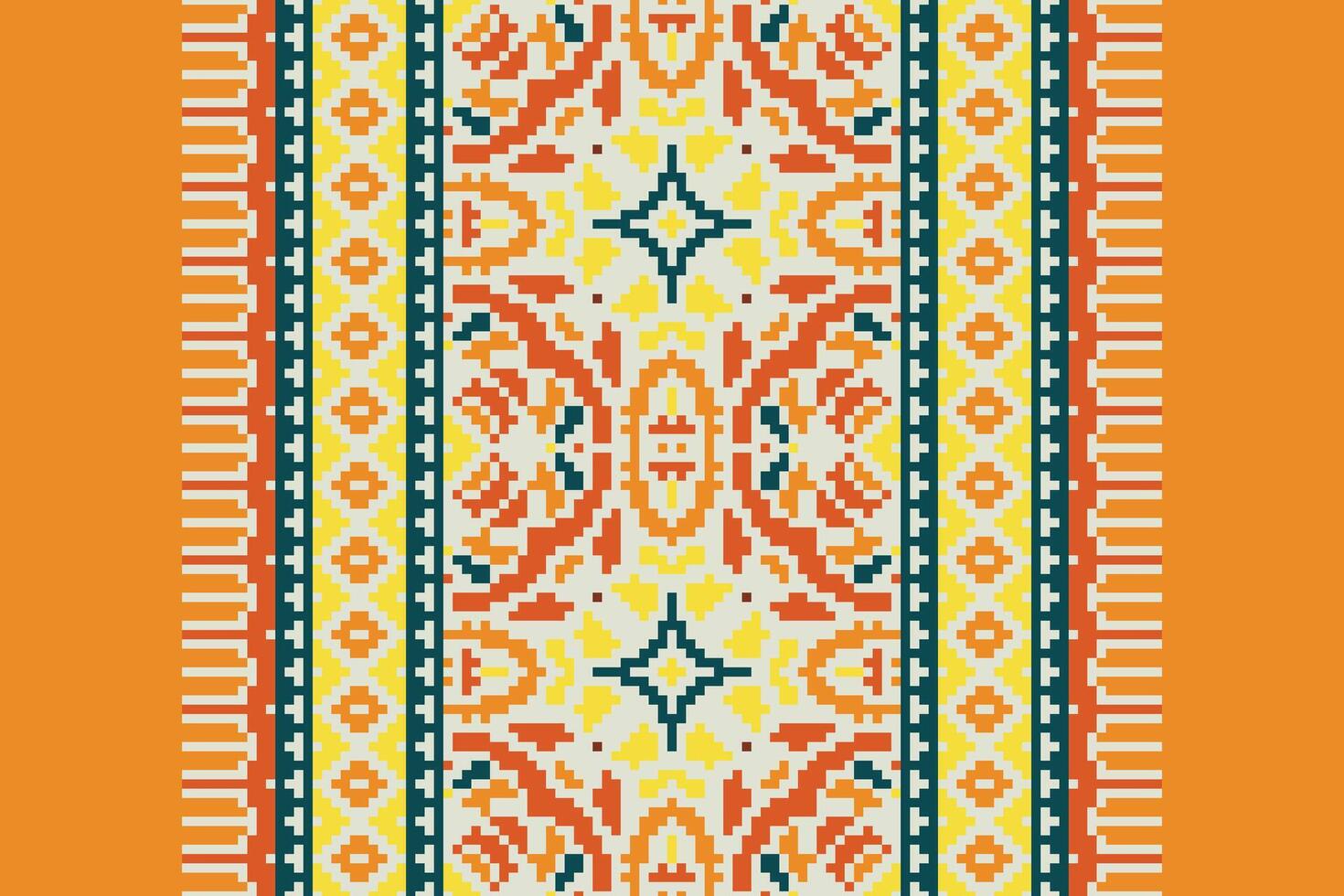 Navajo pattern Seamless Australian aboriginal pattern Motif embroidery, Pixel Ikat embroidery Design for Print egyptian hieroglyphs tibetan geo pattern vector