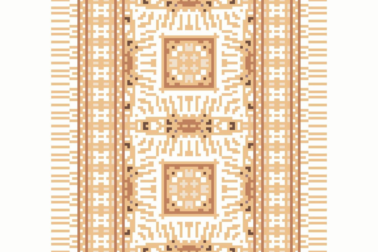 Navajo pattern Seamless Australian aboriginal pattern Motif embroidery, Pixel Ikat embroidery Design for Print scandinavian pattern saree ethnic nativity gypsy pattern vector