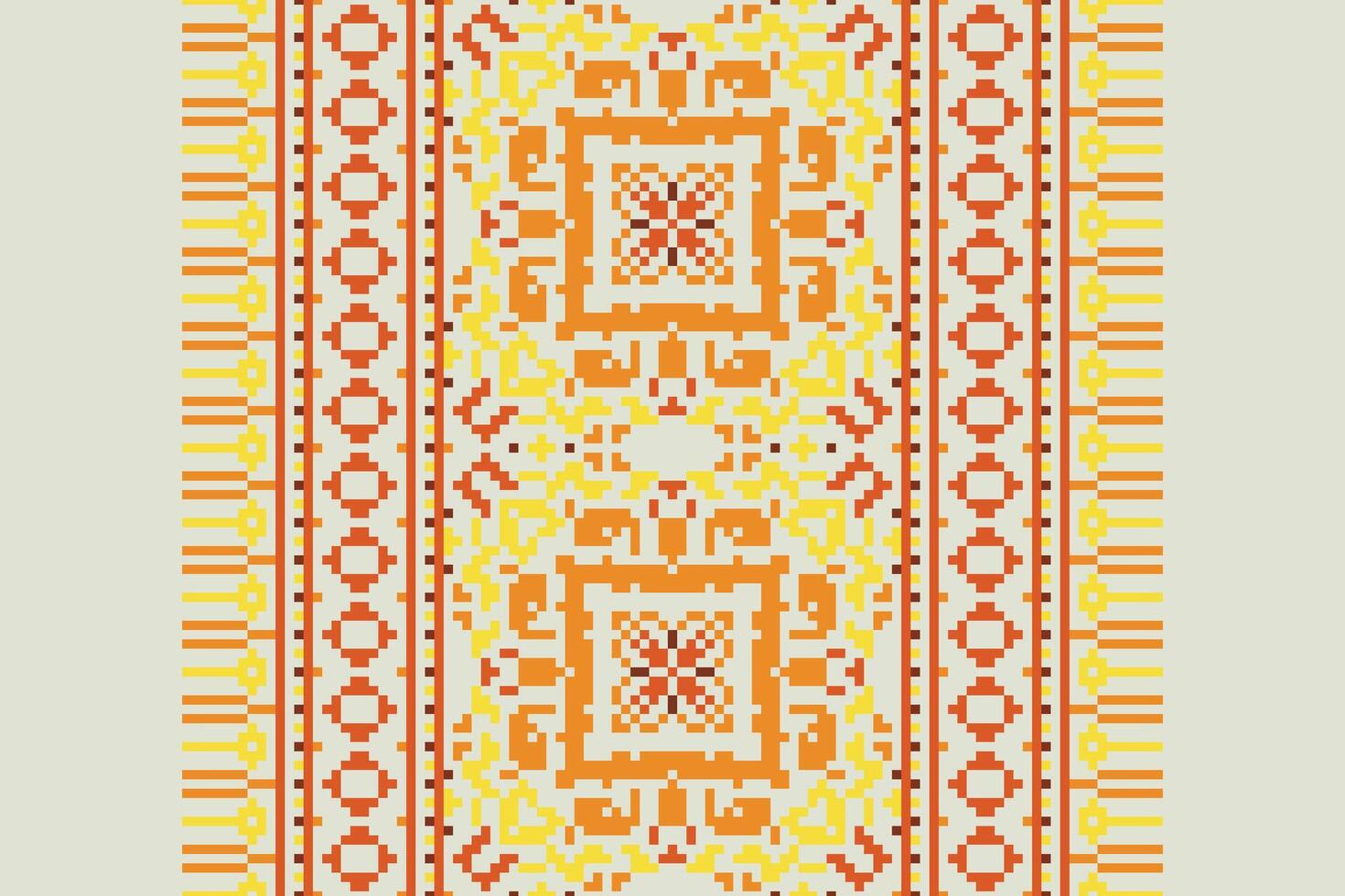 Navajo pattern Seamless Australian aboriginal pattern Motif embroidery, Pixel Ikat embroidery Design for Print scandinavian pattern saree ethnic nativity gypsy pattern vector