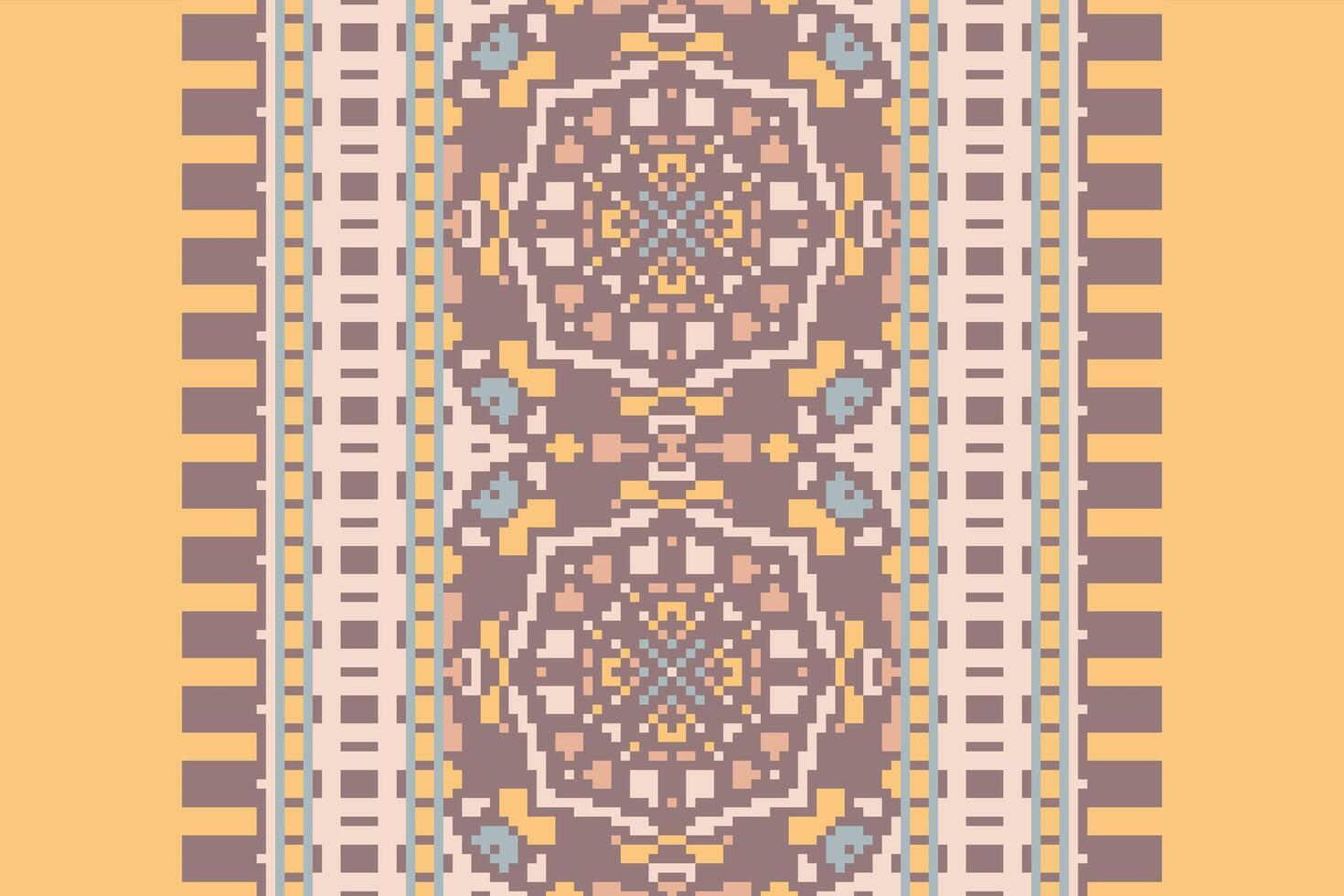 Navajo pattern Seamless Scandinavian pattern Motif embroidery, Pixel Ikat embroidery Design for Print lace pattern seamless pattern vintage shibori jacquard seamless vector