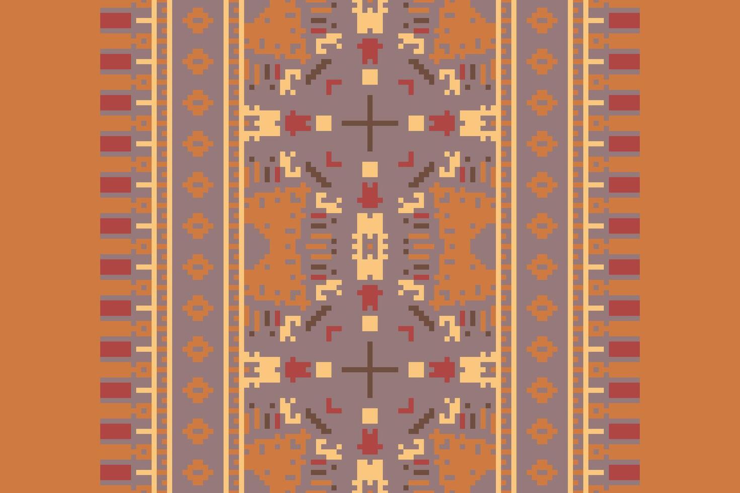 Navajo pattern Seamless Scandinavian pattern Motif embroidery, Pixel Ikat embroidery Design for Print scandinavian pattern saree ethnic nativity gypsy pattern vector