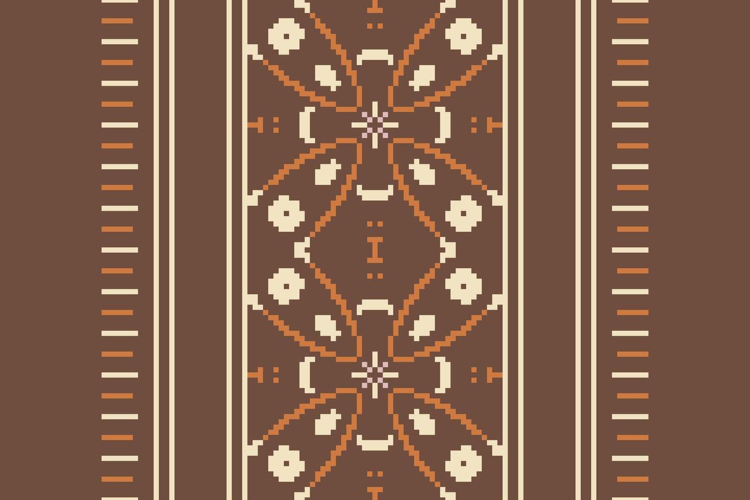 Navajo pattern Seamless Scandinavian pattern Motif embroidery, Pixel Ikat embroidery Design for Print kurta pattern mughal motifs tapestry pattern floral repeat vector