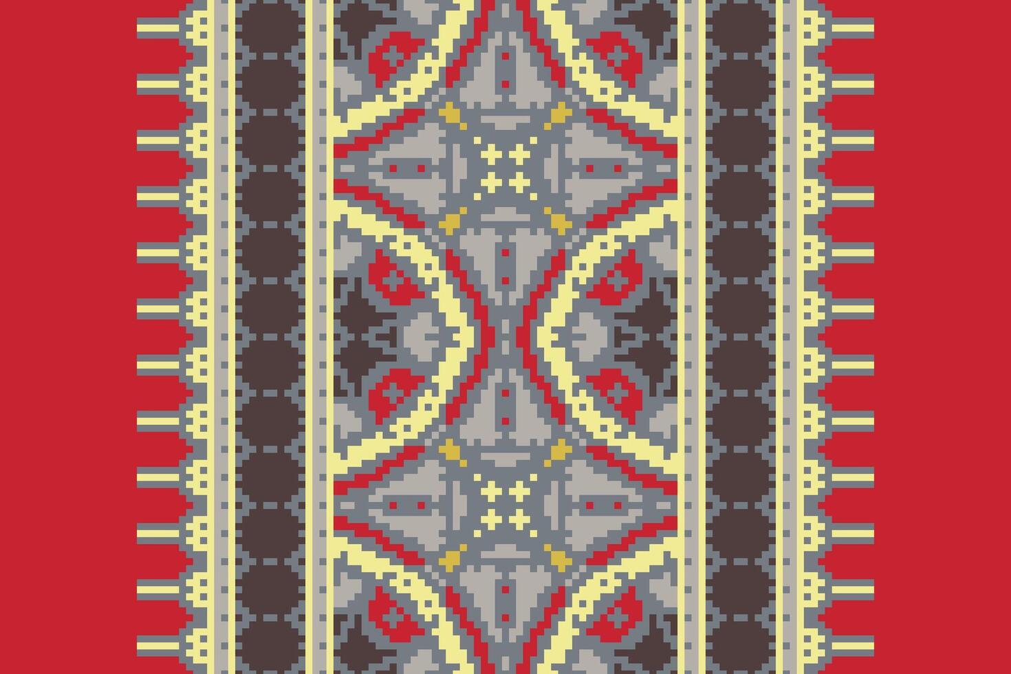Patchwork pattern Seamless Native American, Motif embroidery, Pixel Ikat embroidery Design for Print 60s paisley tie dye damascus ornament rugs hipster kurta pajama vector