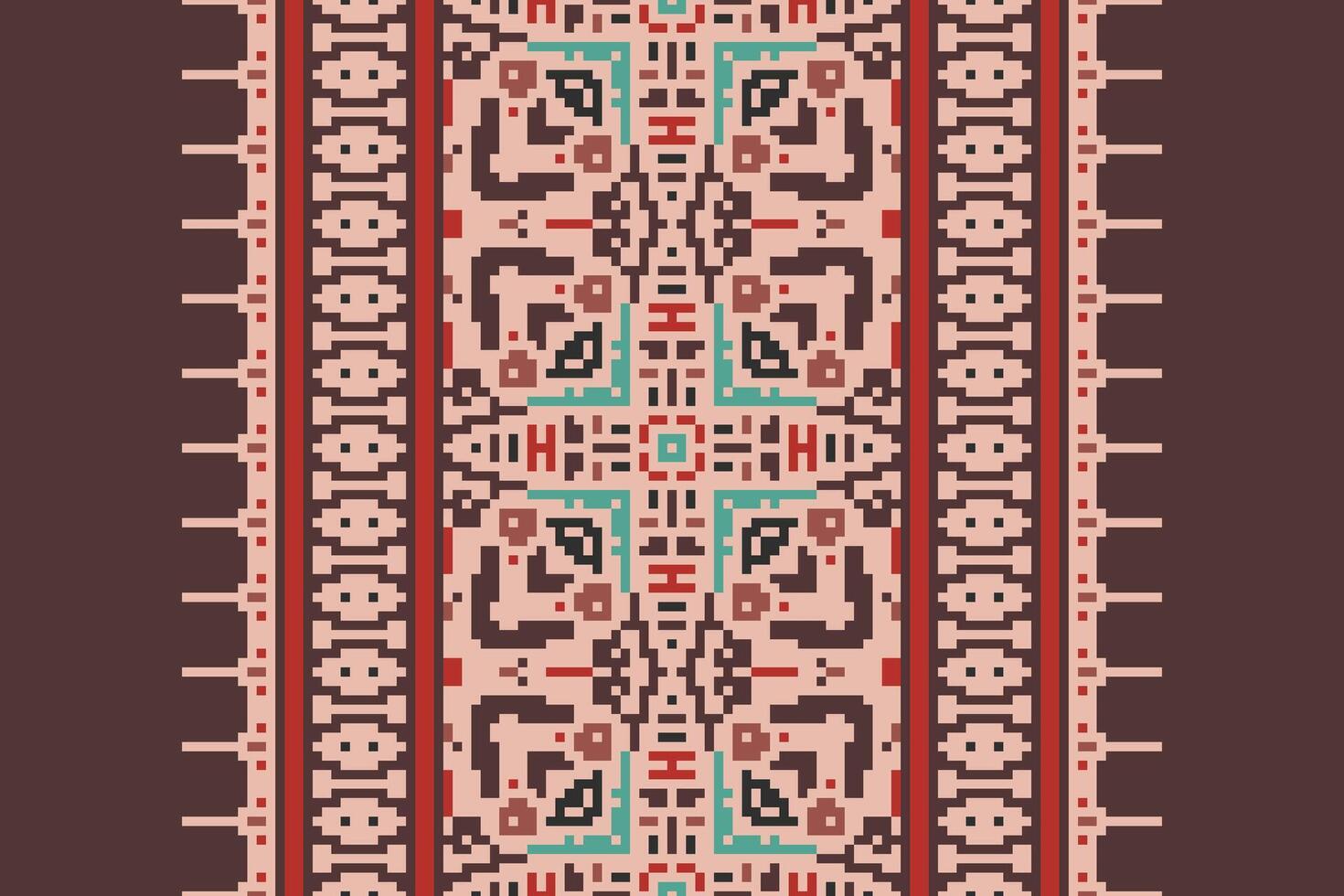 Patchwork pattern Seamless Australian aboriginal pattern Motif embroidery, Pixel Ikat embroidery Design for Print scandinavian pattern saree ethnic nativity gypsy pattern vector