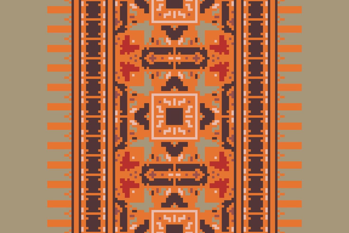 Patchwork pattern Seamless Australian aboriginal pattern Motif embroidery, Pixel Ikat embroidery Design for Print scandinavian pattern saree ethnic nativity gypsy pattern vector
