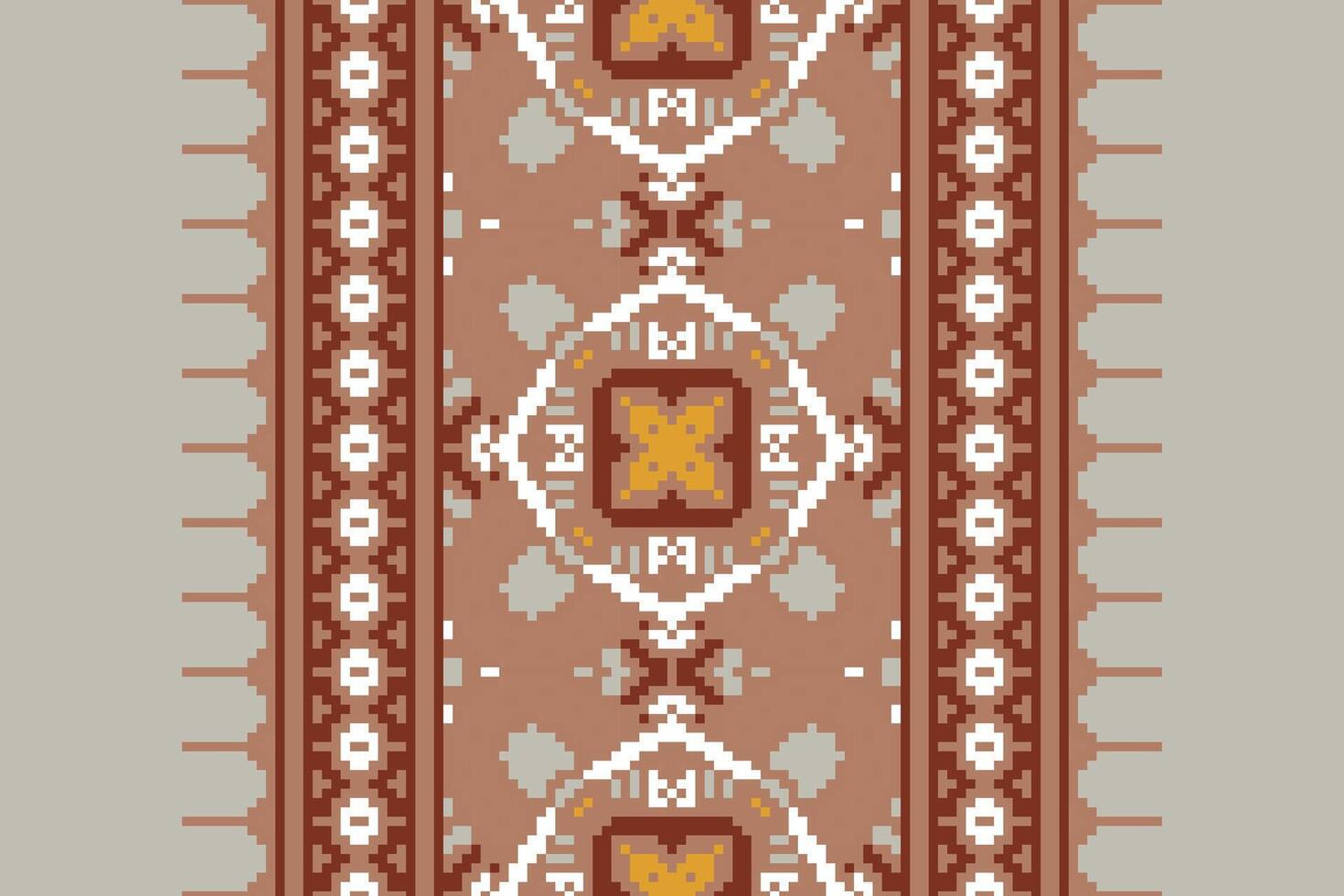 Patchwork pattern Seamless Mughal architecture Motif embroidery, Pixel Ikat embroidery Design for Print indigenous art aboriginal art pattern floral kurti mughal border vector