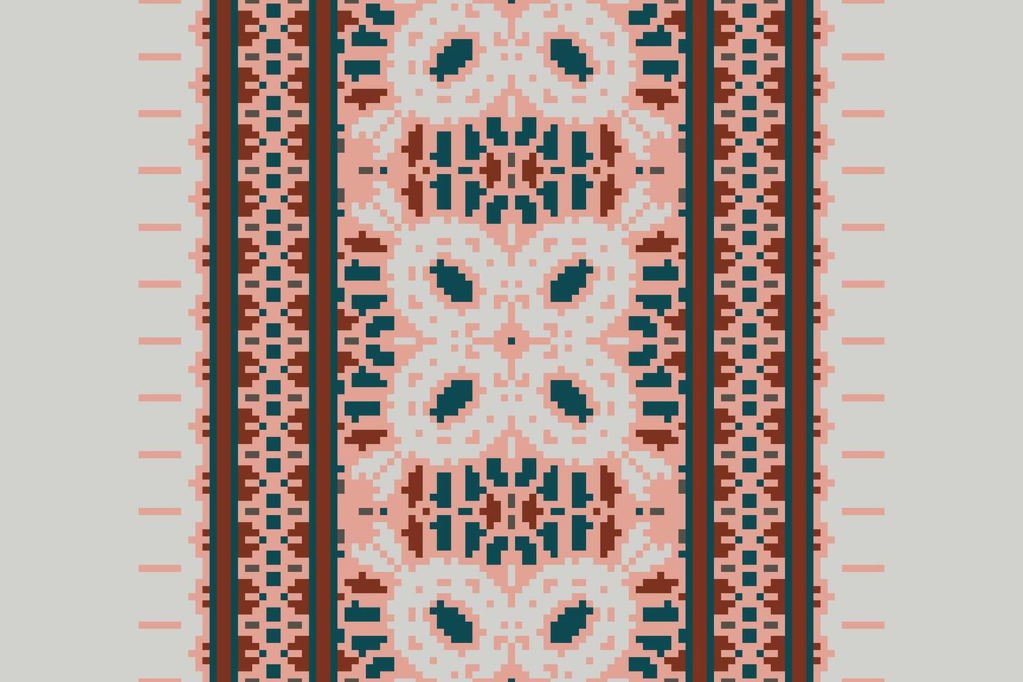 Patchwork pattern Seamless Scandinavian pattern Motif embroidery, Pixel Ikat embroidery Design for Print australian curtain pattern geometric pillow model kurti mughal flowers vector