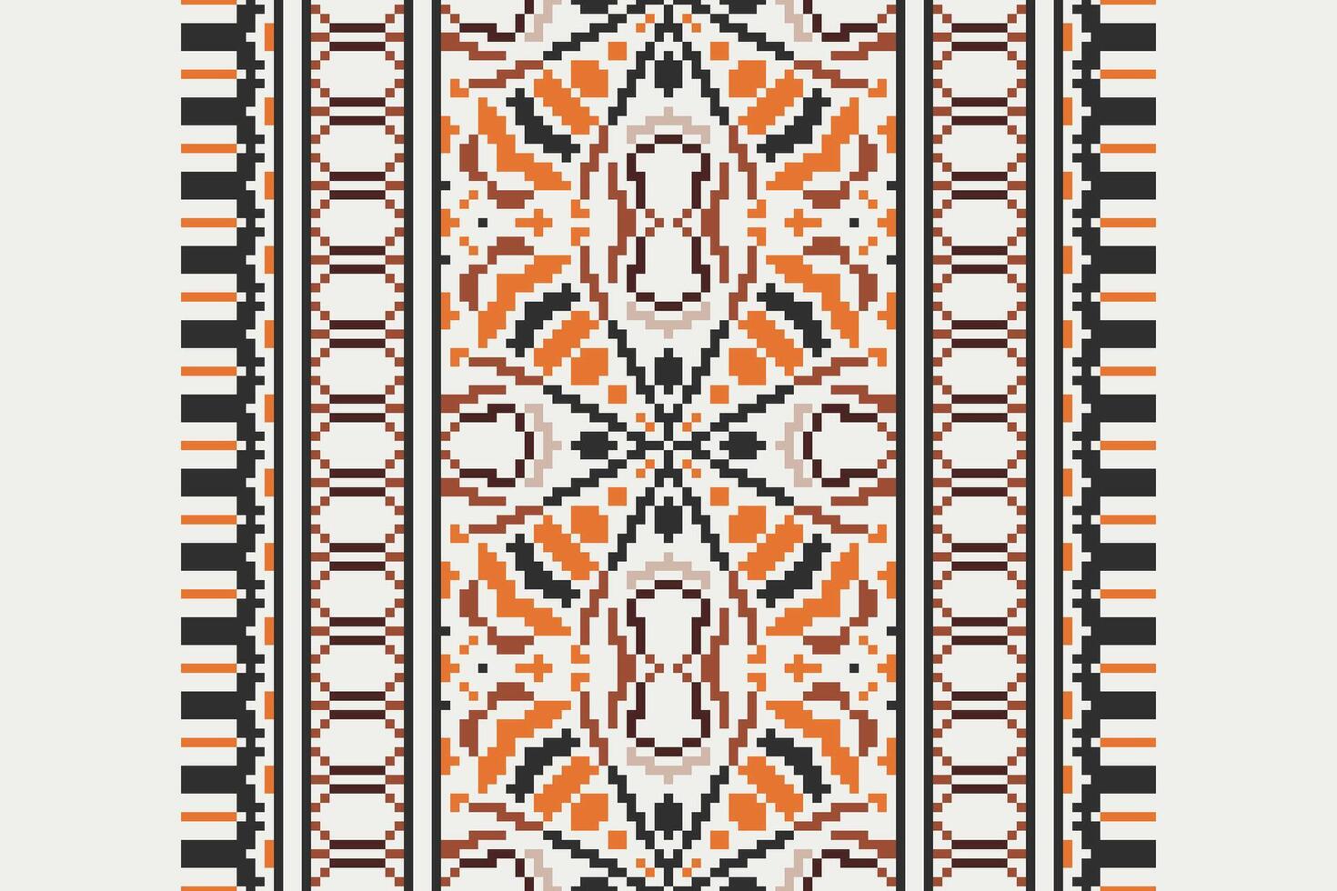 Patchwork pattern Seamless Scandinavian pattern Motif embroidery, Pixel Ikat embroidery Design for Print lace pattern seamless pattern vintage shibori jacquard seamless vector