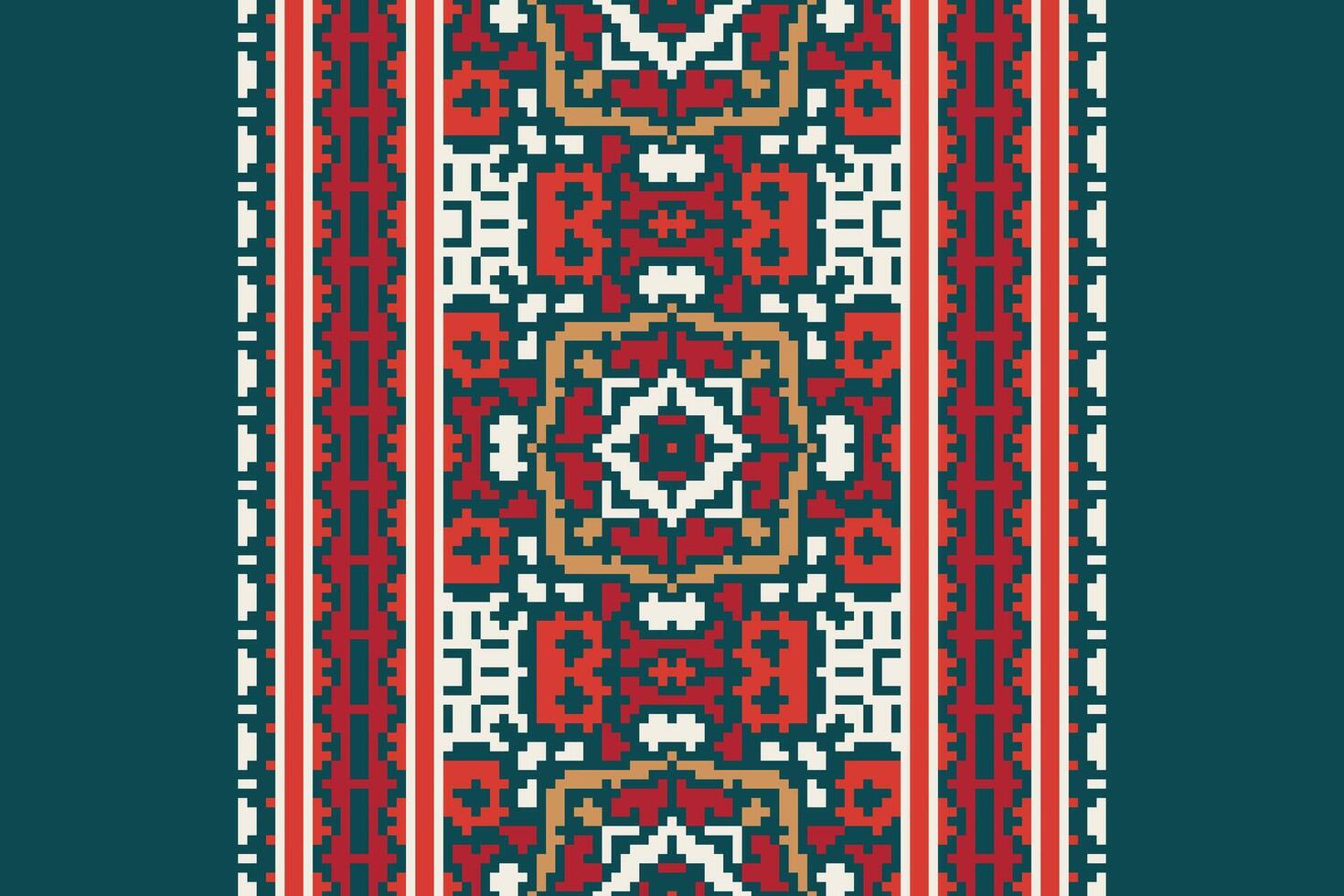 Tie dye Pattern Seamless Native American, Motif embroidery, Pixel Ikat embroidery Design for Print kurta pattern mughal motifs tapestry pattern floral repeat vector