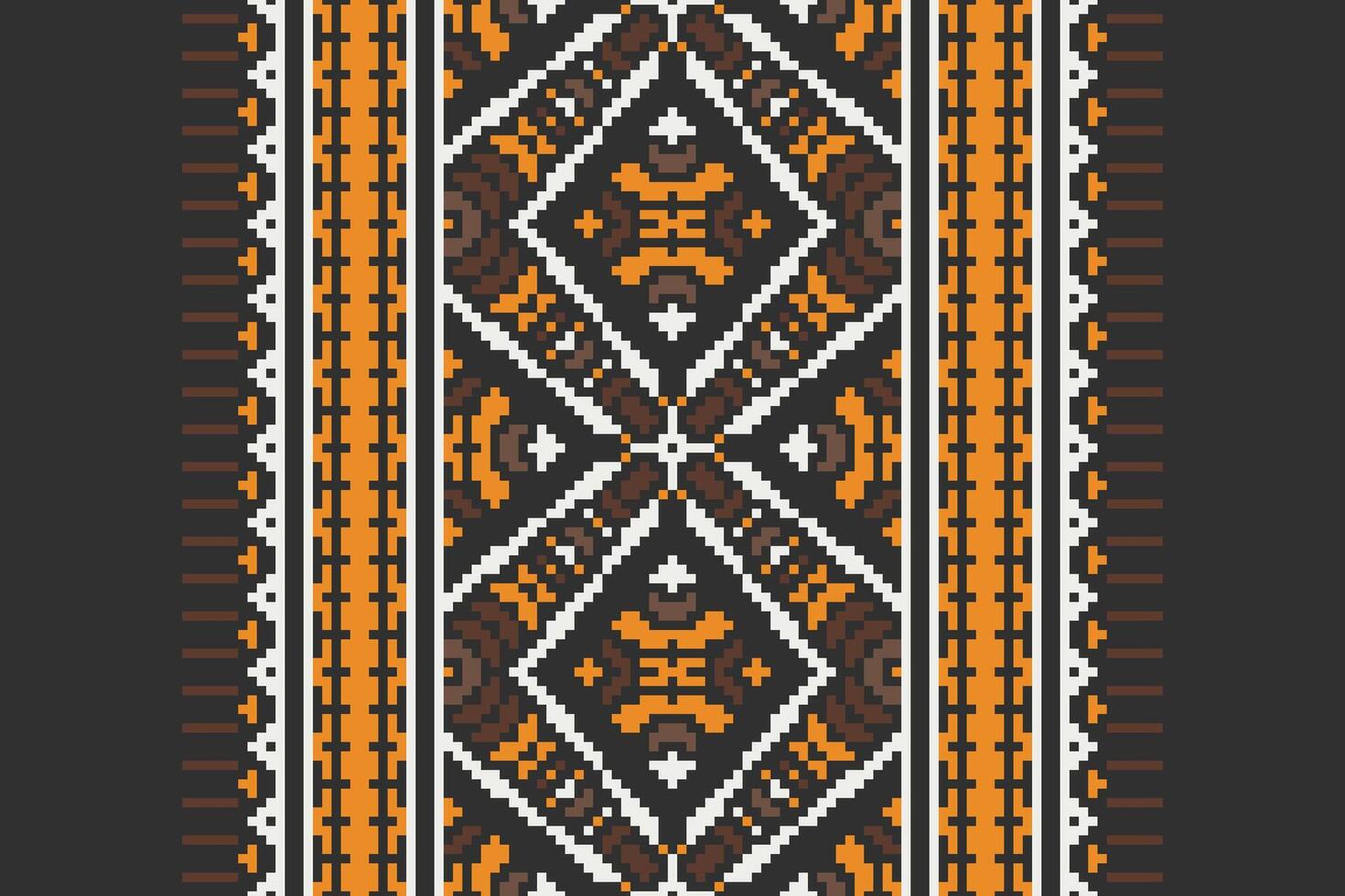 Tie dye Pattern Seamless Bandana print silk Motif embroidery, Pixel Ikat embroidery Design for Print egyptian pattern tibetan mandala bandanna vector