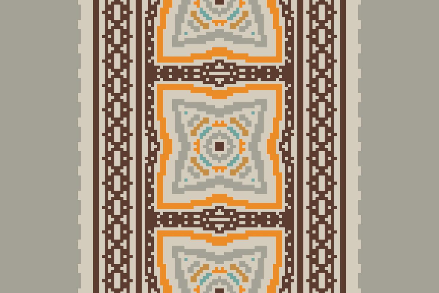 Tie dye Pattern Seamless Australian aboriginal pattern Motif embroidery, Pixel Ikat embroidery Design for Print indigenous art aboriginal art pattern floral kurti mughal border vector
