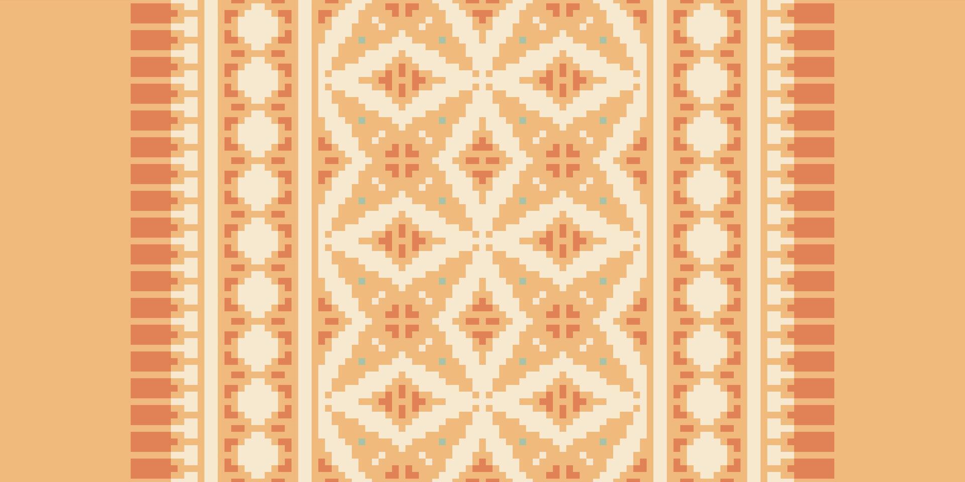 Navajo pattern Seamless Australian aboriginal pattern Motif embroidery, Pixel Ikat embroidery Design for Print indigenous art aboriginal art pattern floral kurti mughal border vector