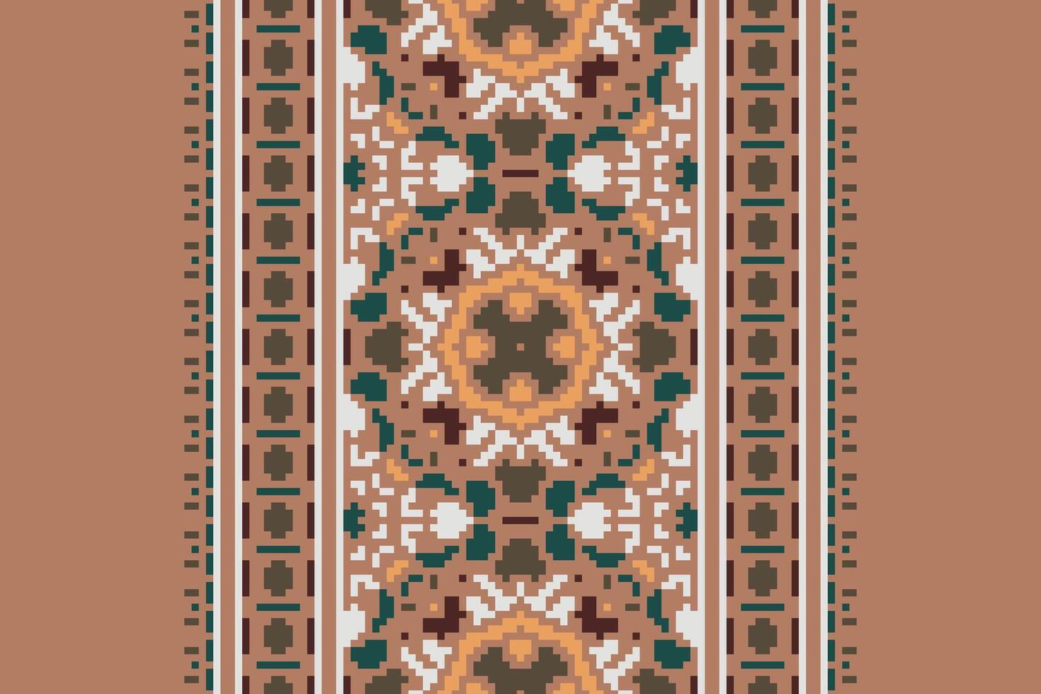 Tie dye Pattern Seamless Mughal architecture Motif embroidery, Pixel Ikat embroidery Design for Print lace pattern seamless pattern vintage shibori jacquard seamless vector