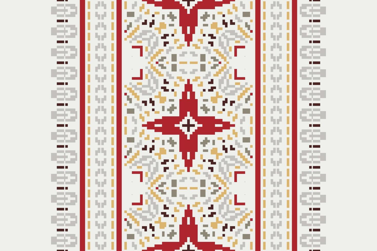 Baroque pattern Seamless Native American, Motif embroidery, Pixel Ikat embroidery Design for Print lace pattern turkish ceramic ancient egypt art jacquard pattern vector