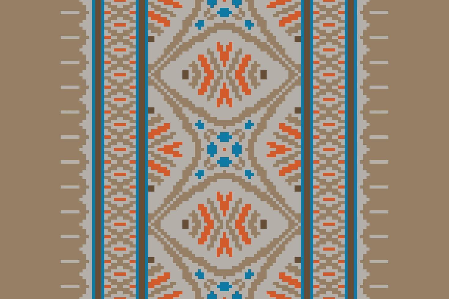 Baroque pattern Seamless Australian aboriginal pattern Motif embroidery, Pixel Ikat embroidery Design for Print scandinavian pattern saree ethnic nativity gypsy pattern vector