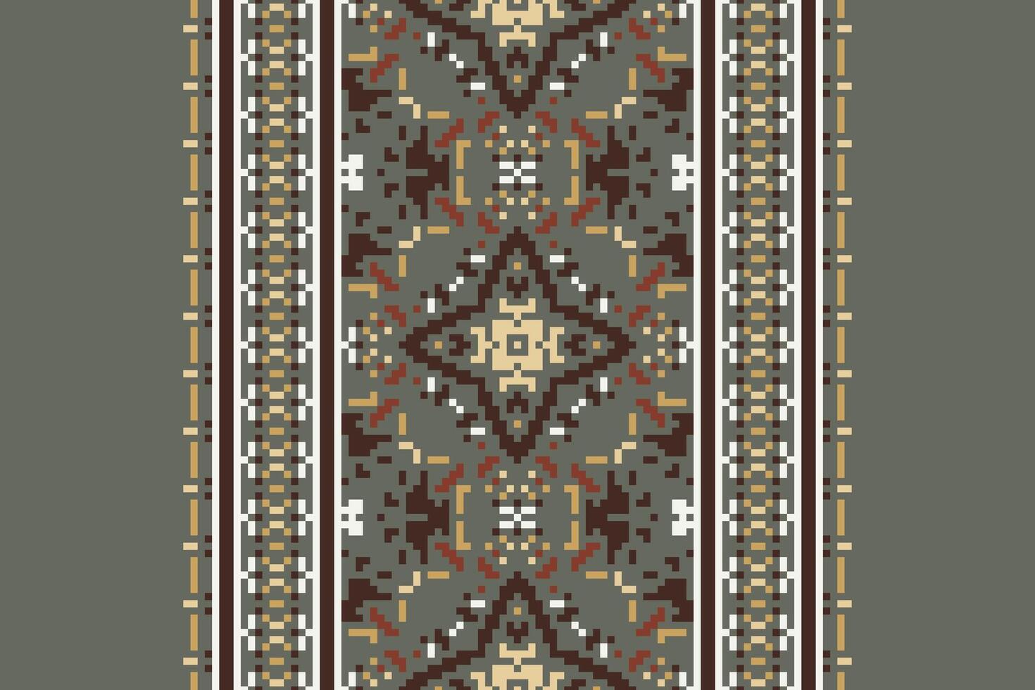 Baroque pattern Seamless Australian aboriginal pattern Motif embroidery, Pixel Ikat embroidery Design for Print kurta pattern mughal motifs tapestry pattern floral repeat vector