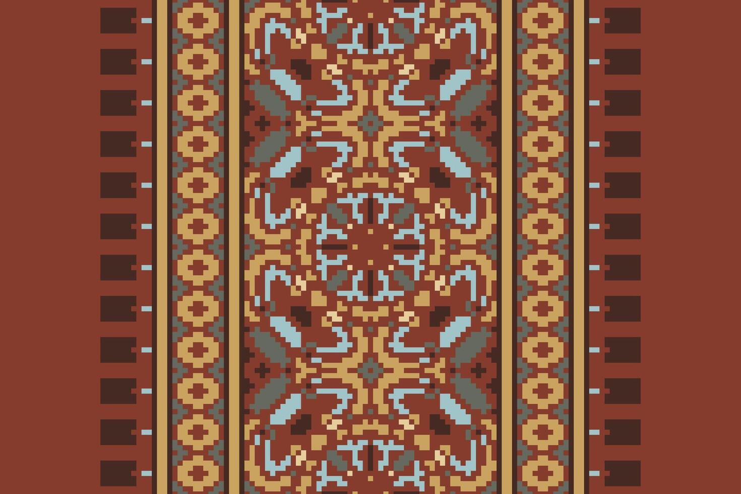 Baroque pattern Seamless Australian aboriginal pattern Motif embroidery, Pixel Ikat embroidery Design for Print scarf hijab pattern kerchief Pixel Ikat Silk kurti model mughal patterns vector