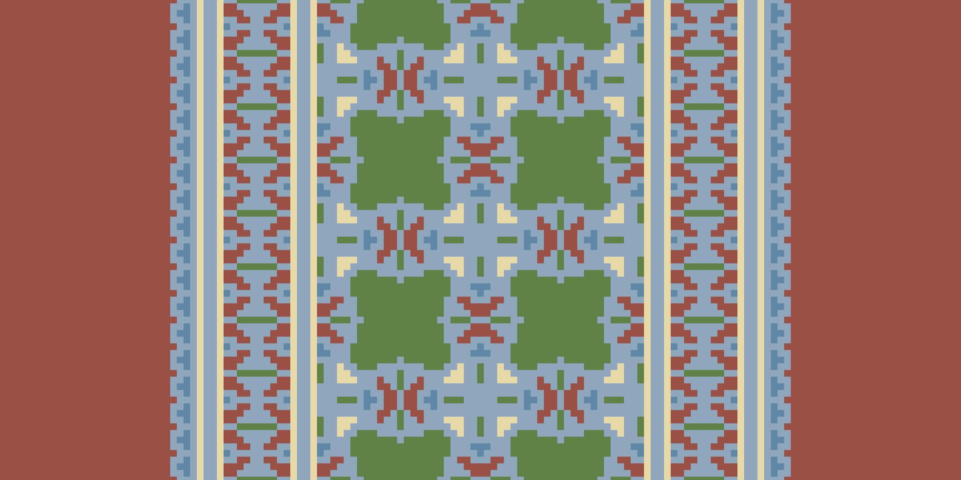 Navajo pattern Seamless Australian aboriginal pattern Motif embroidery, Pixel Ikat embroidery Design for Print jacquard slavic pattern folklore pattern kente arabesque vector