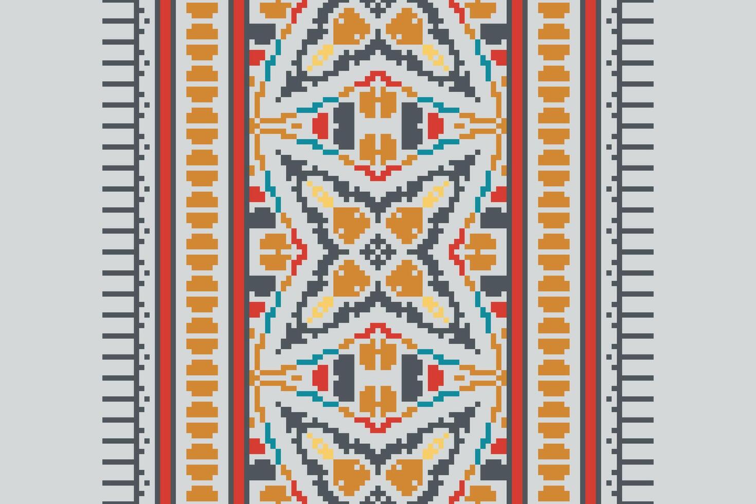 Baroque pattern Seamless Mughal architecture Motif embroidery, Pixel Ikat embroidery Design for Print lace pattern seamless pattern vintage shibori jacquard seamless vector