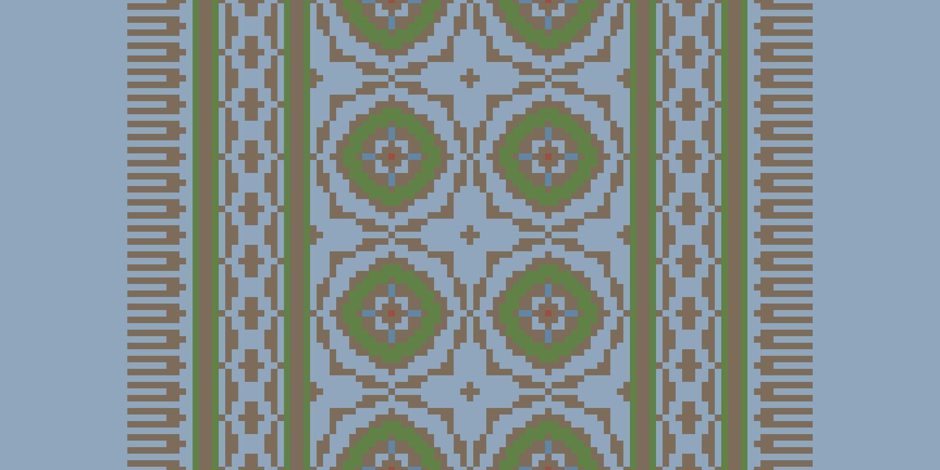Navajo pattern Seamless Australian aboriginal pattern Motif embroidery, Pixel Ikat embroidery Design for Print egyptian pattern tibetan mandala bandanna vector