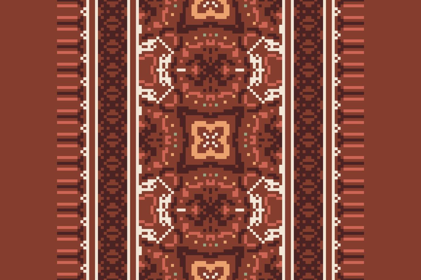 Dupatta pattern Seamless Native American, Motif embroidery, Pixel Ikat embroidery Design for Print australian curtain pattern geometric pillow model kurti mughal flowers vector