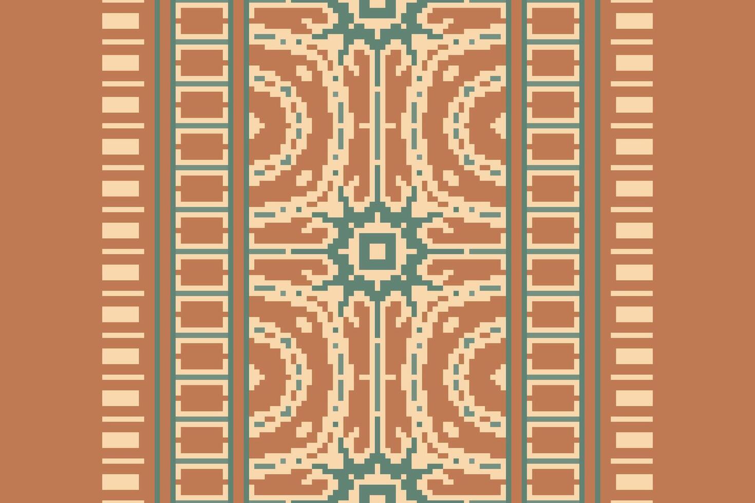 Dupatta pattern Seamless Mughal architecture Motif embroidery, Pixel Ikat embroidery Design for Print australian curtain pattern geometric pillow model kurti mughal flowers vector