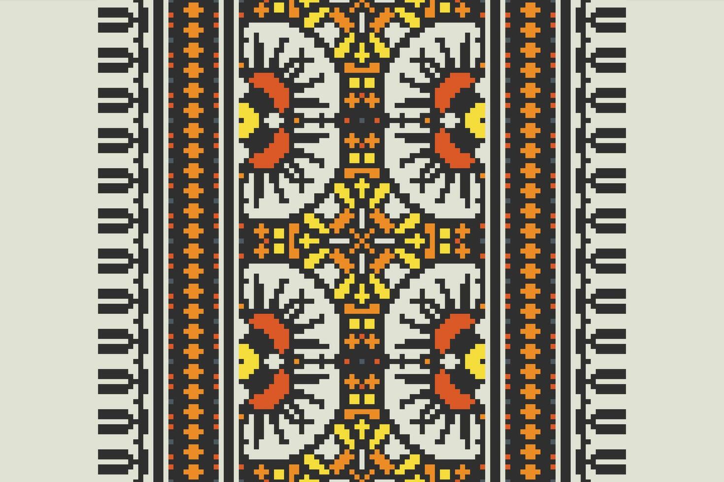 Ancient patterns Seamless Australian aboriginal pattern Motif embroidery, Pixel Ikat embroidery Design for Print 60s paisley tie dye damascus ornament rugs hipster kurta pajama vector