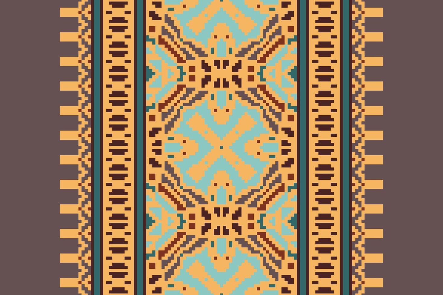 Ancient patterns Seamless Australian aboriginal pattern Motif embroidery, Pixel Ikat embroidery Design for Print scandinavian pattern saree ethnic nativity gypsy pattern vector