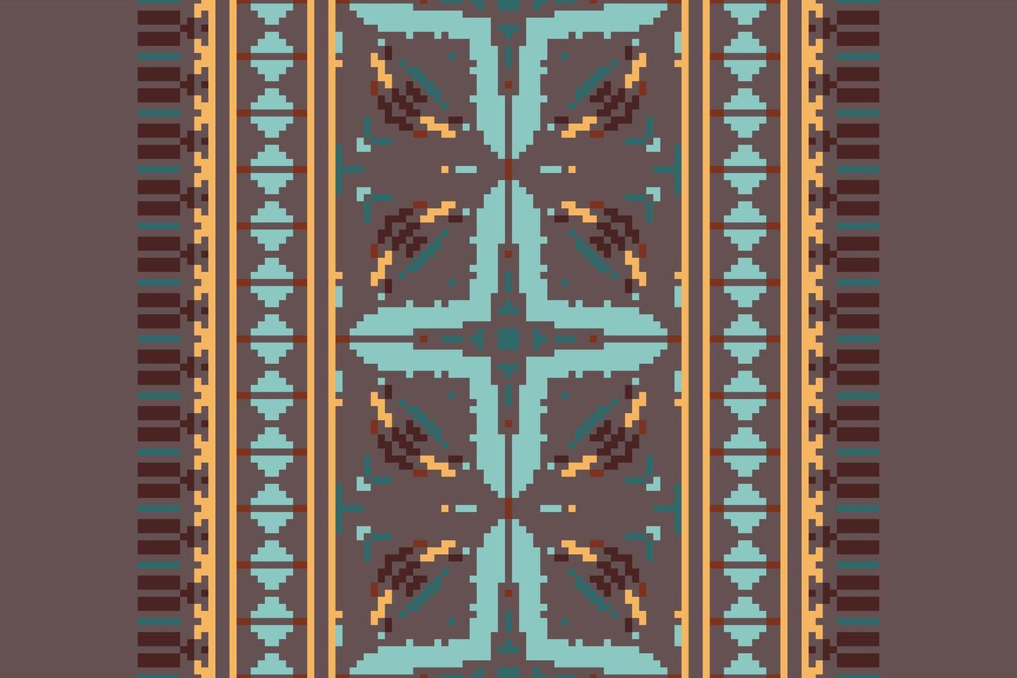 Ancient patterns Seamless Australian aboriginal pattern Motif embroidery, Pixel Ikat embroidery Design for Print border embroidery ancient egypt vector