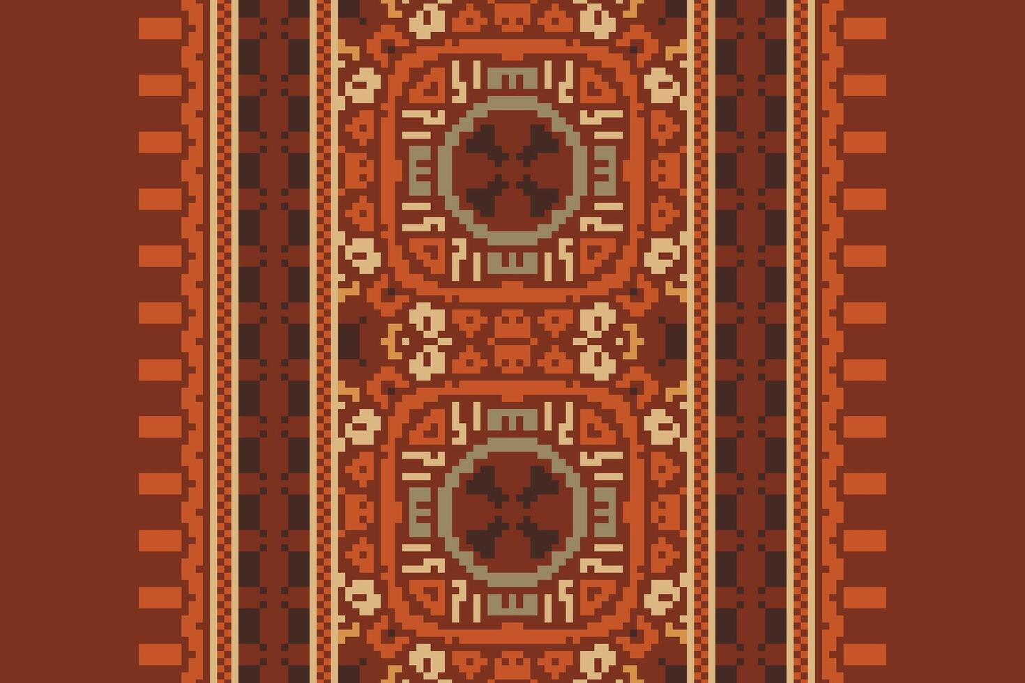 Bukhara pattern Seamless Australian aboriginal pattern Motif embroidery, Pixel Ikat embroidery Design for Print kurta pattern mughal motifs tapestry pattern floral repeat vector