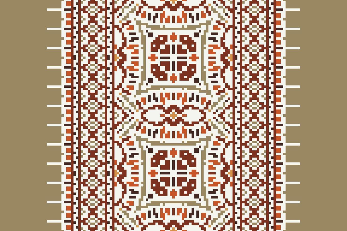 Bukhara pattern Seamless Australian aboriginal pattern Motif embroidery, Pixel Ikat embroidery Design for Print lace pattern seamless pattern vintage shibori jacquard seamless vector