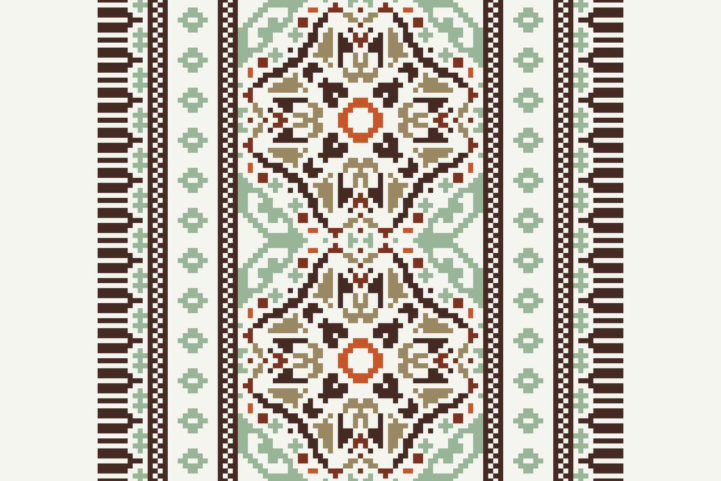 Bukhara pattern Seamless Australian aboriginal pattern Motif embroidery, Pixel Ikat embroidery Design for Print figure tribal ink on cloth patola sari vector