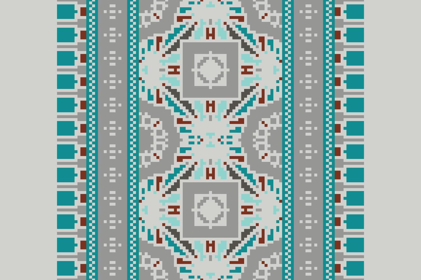 Bukhara pattern Seamless Australian aboriginal pattern Motif embroidery, Pixel Ikat embroidery Design for Print scandinavian pattern saree ethnic nativity gypsy pattern vector