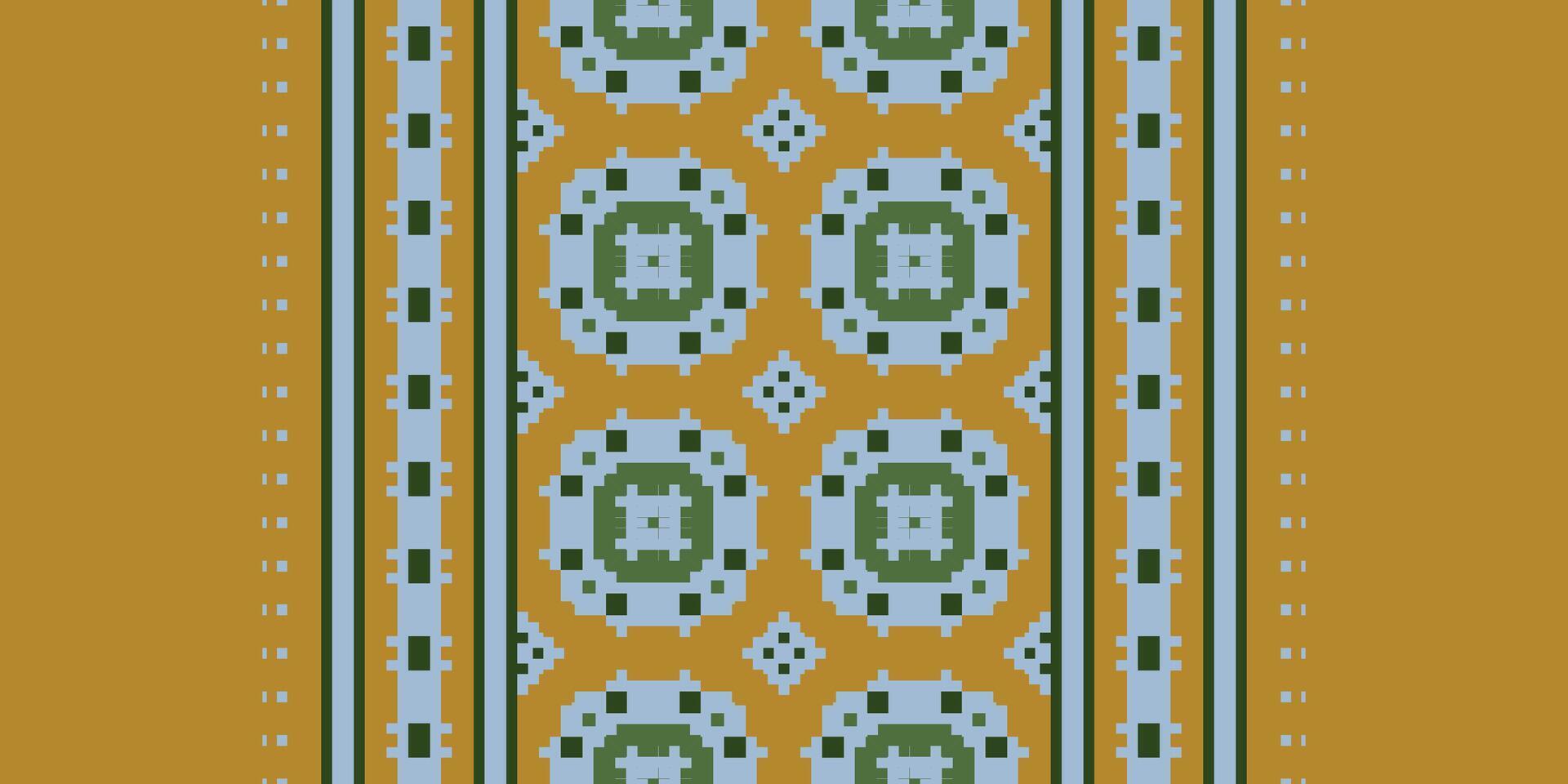 Navajo pattern Seamless Scandinavian pattern Motif embroidery, Pixel Ikat embroidery Design for Print australian curtain pattern geometric pillow model kurti mughal flowers vector