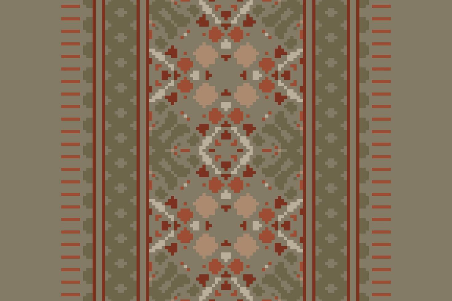 Bukhara pattern Seamless Scandinavian pattern Motif embroidery, Pixel Ikat embroidery Design for Print australian curtain pattern geometric pillow model kurti mughal flowers vector